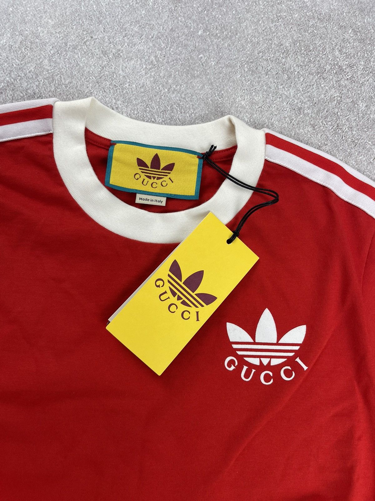 Gucci Adidas x Gucci T-Shirt Dress Red Size S Size S / US 4 / IT 40 - 12 Thumbnail