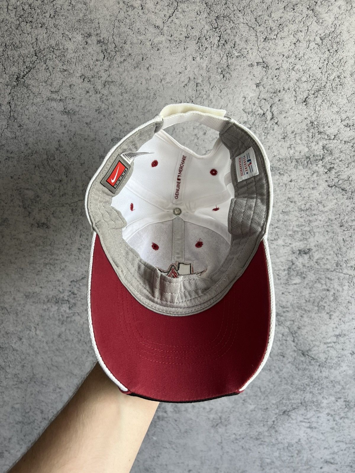 Nike Vintage Nike Team Baseball Cap Hat Genuine Merchandise 2000s Size ONE SIZE - 14 Thumbnail