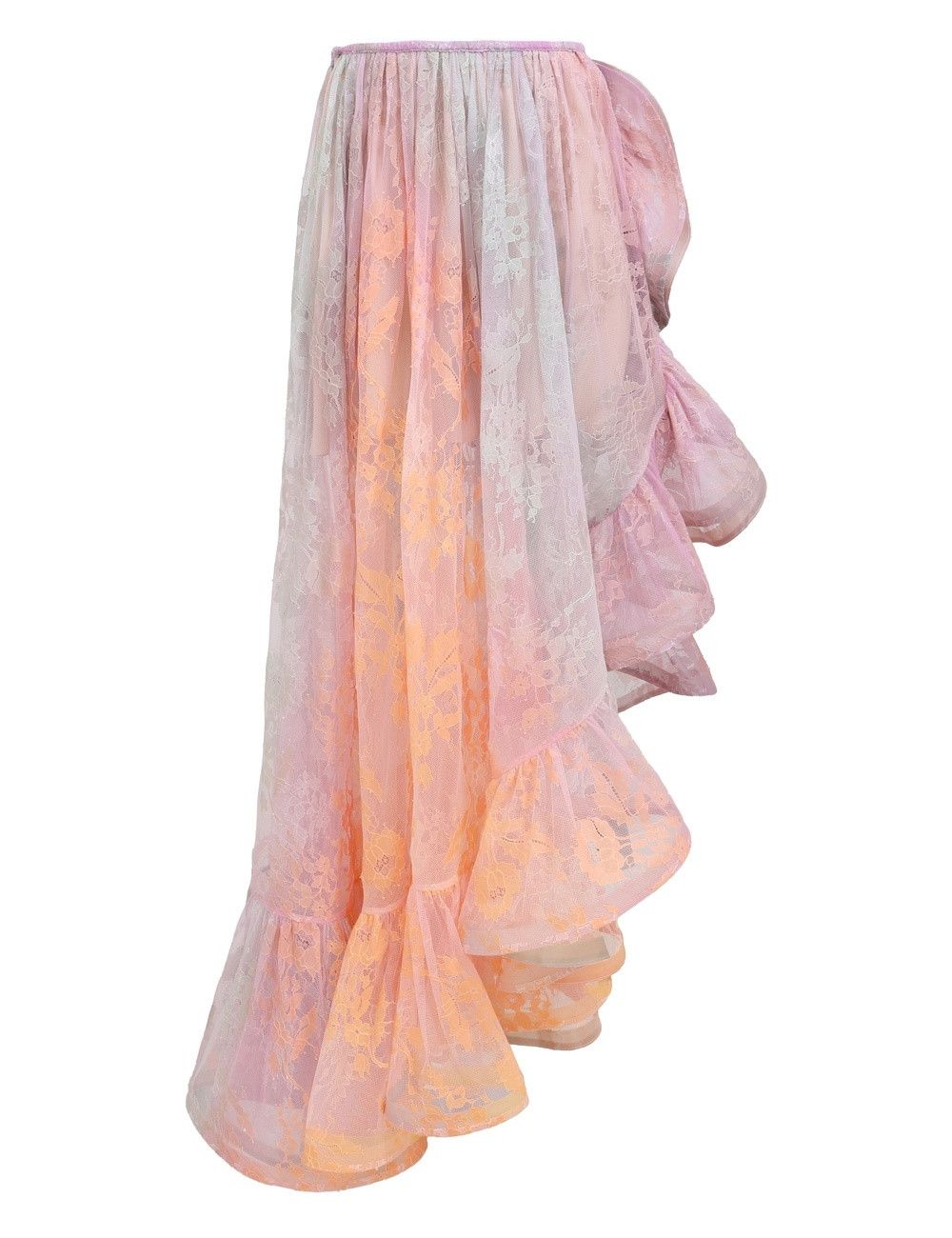 Zimmermann oc11z0226 Dawning Lace Billow Skirt In Multicolor Size 30" / US 8 / IT 44 - 1 Thumbnail