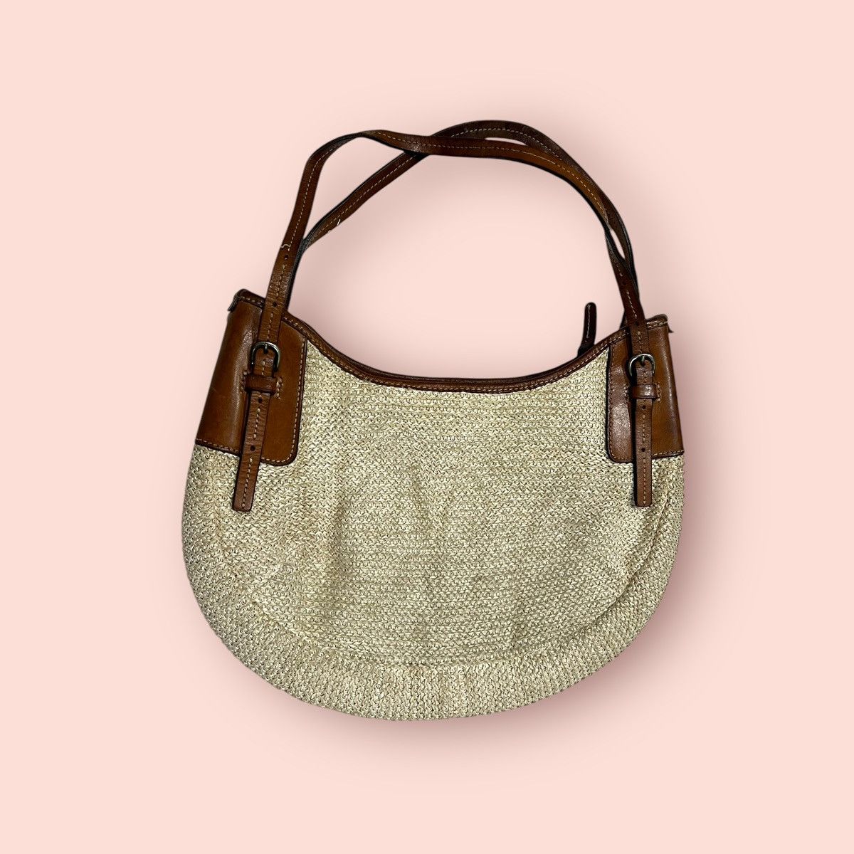 Edition Japan × Japanese Brand × Vintage VINTAGE SAZABY JAPAN CROCHET STRAW / LEATHER STRAPS HANDBAG Size ONE SIZE - 19 Thumbnail