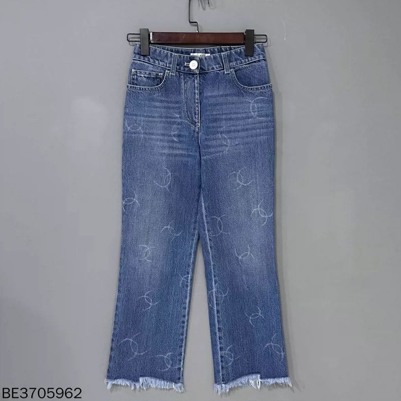 Chanel Chanel Double C full-print jeans 2505-Nextarrow Size 42" / US 20 - 1 Thumbnail