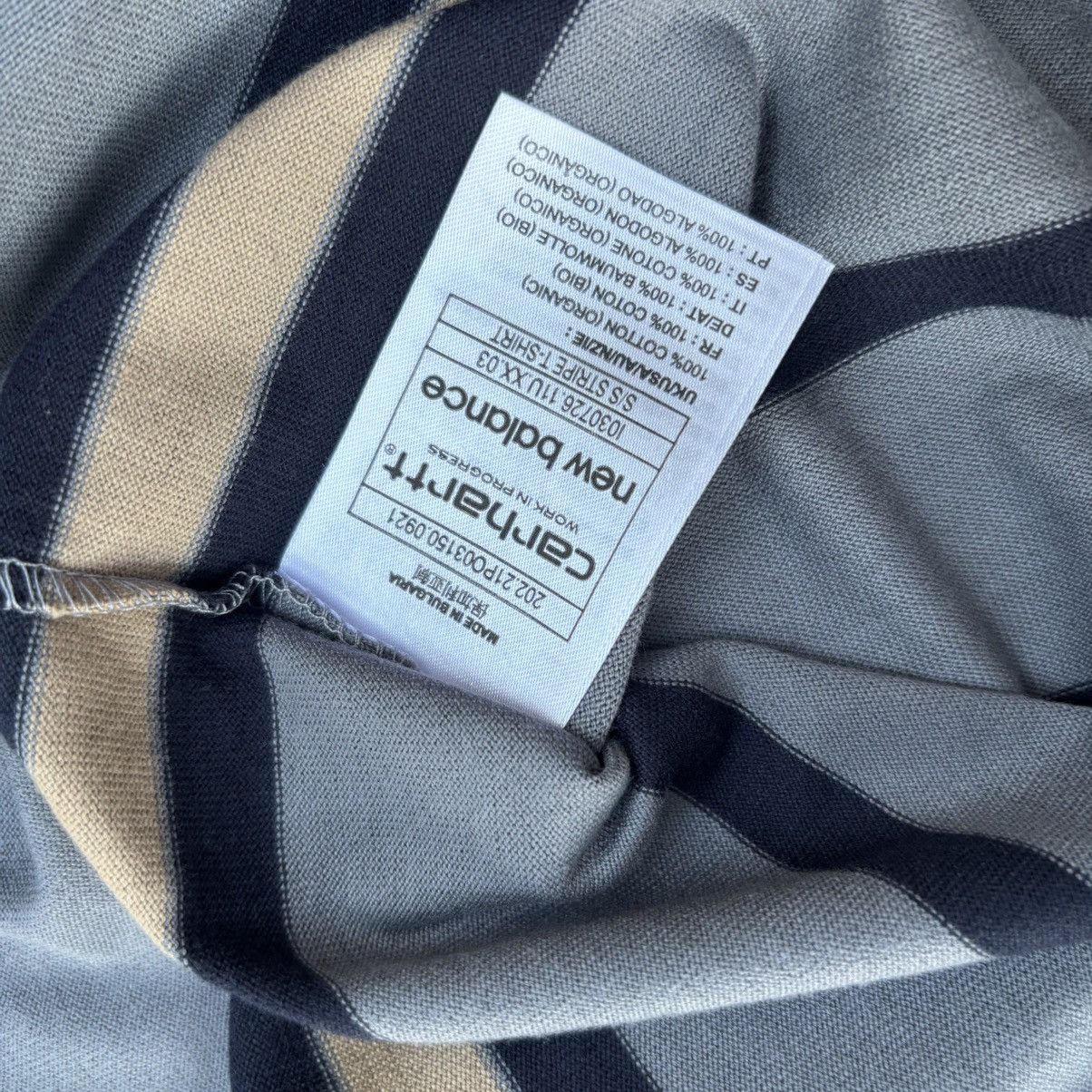 Carhartt Carhartt WIP × New Balance Short-Sleeve Sculpture Stripe Size US M / EU 48-50 / 2 - 4 Thumbnail