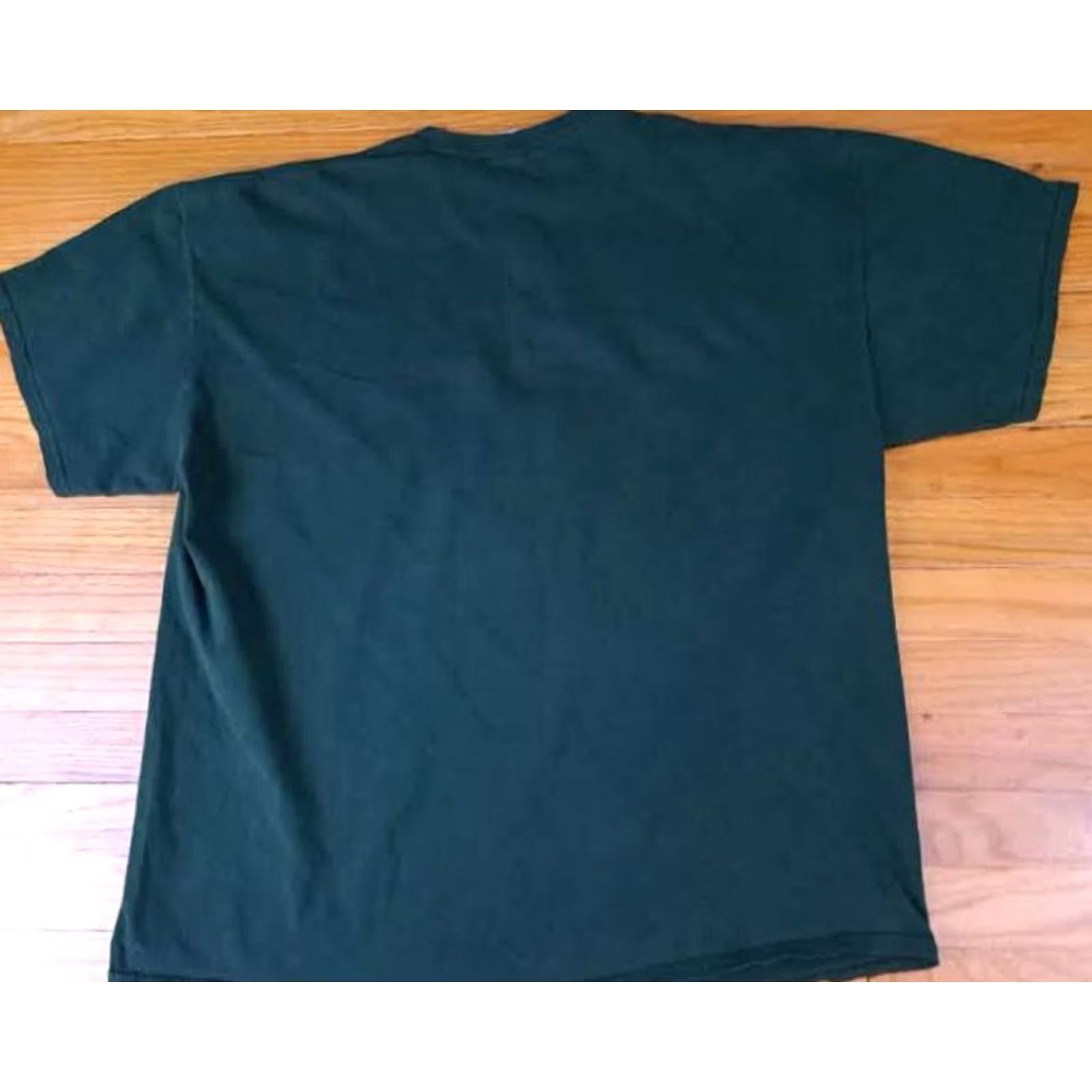 Gildan VINTAGE Detroit Corktown District Gildan Cotton T-Shirt Green XL Men Regular Crew Neck Short Sleeve Printed US Cities Size US XL / EU 56 / 4 - 5 Thumbnail