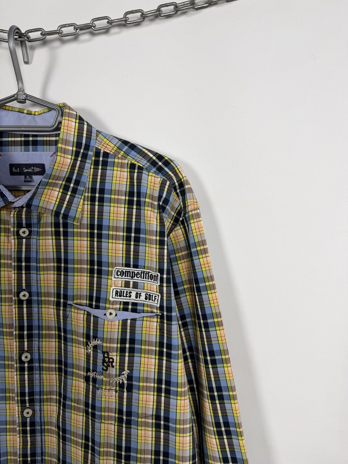 Paul Smith Paul Smith Long Sleeve Shirt Button Up Rules of Golf Size XL Size US XL / EU 56 / 4 - 2 Thumbnail