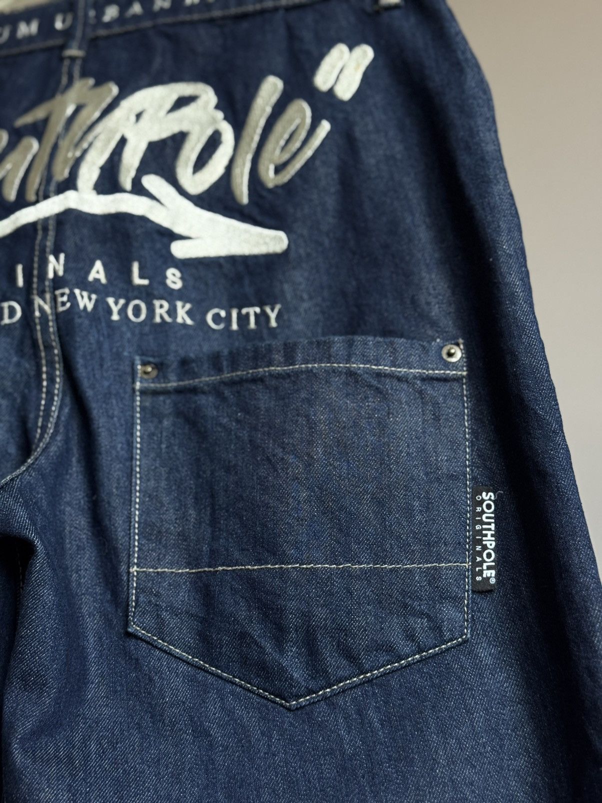 Southpole Crazy Vintage Y2K Baggy Southpole Jeans Skater Opium USA Size US 32 / EU 48 - 6 Thumbnail