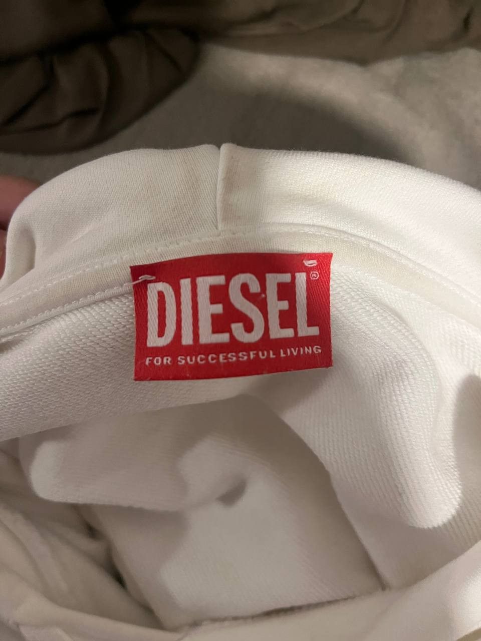 Diesel S-NABEL-HOOD-M1 Regular Sweater Size US L / EU 52-54 / 3 - 3 Thumbnail