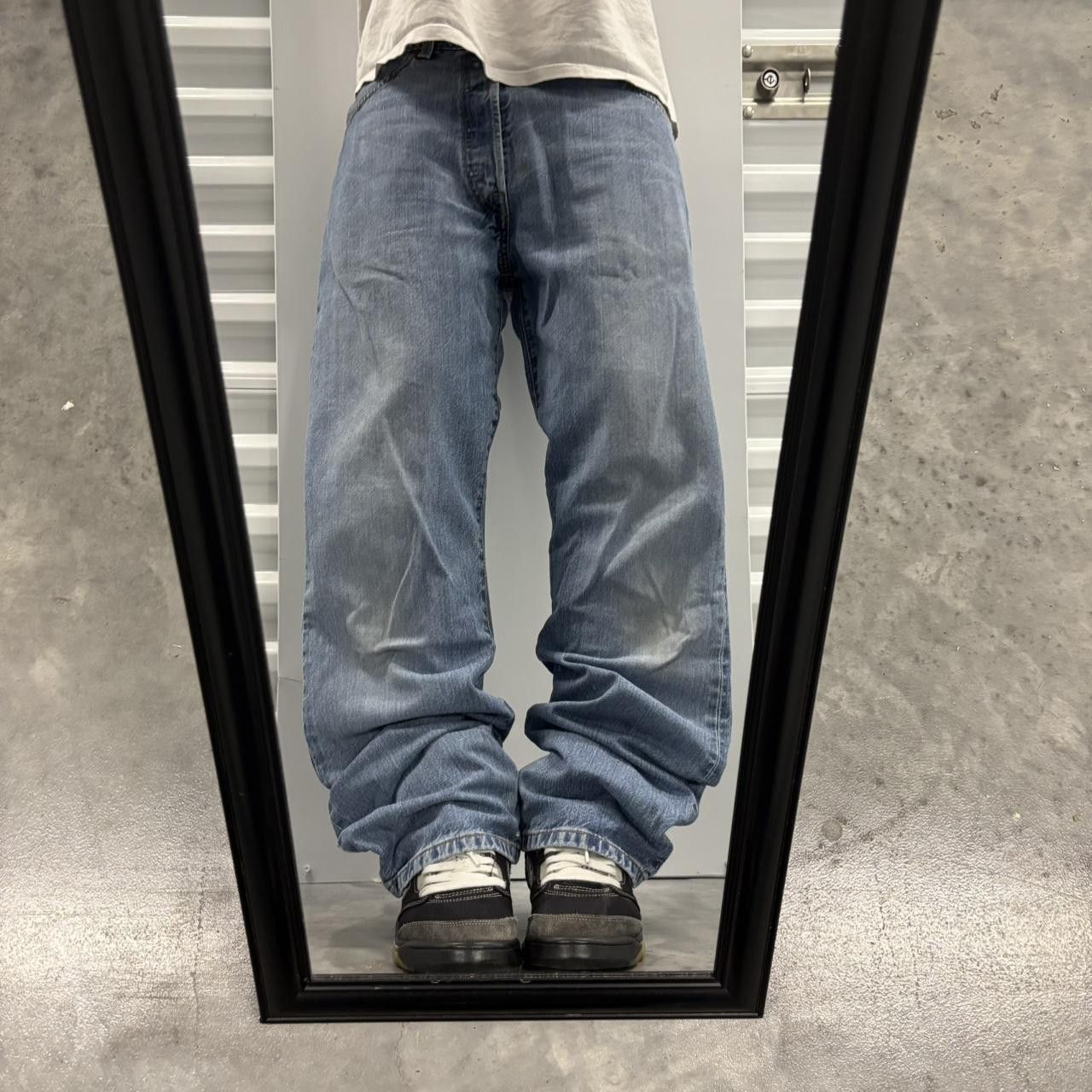Levi's × Vintage Crazy Vintage Y2K/2000s Levis 501 Light Wash Essential Denim Jeans! Size US 34 / EU 50 - 1 Thumbnail
