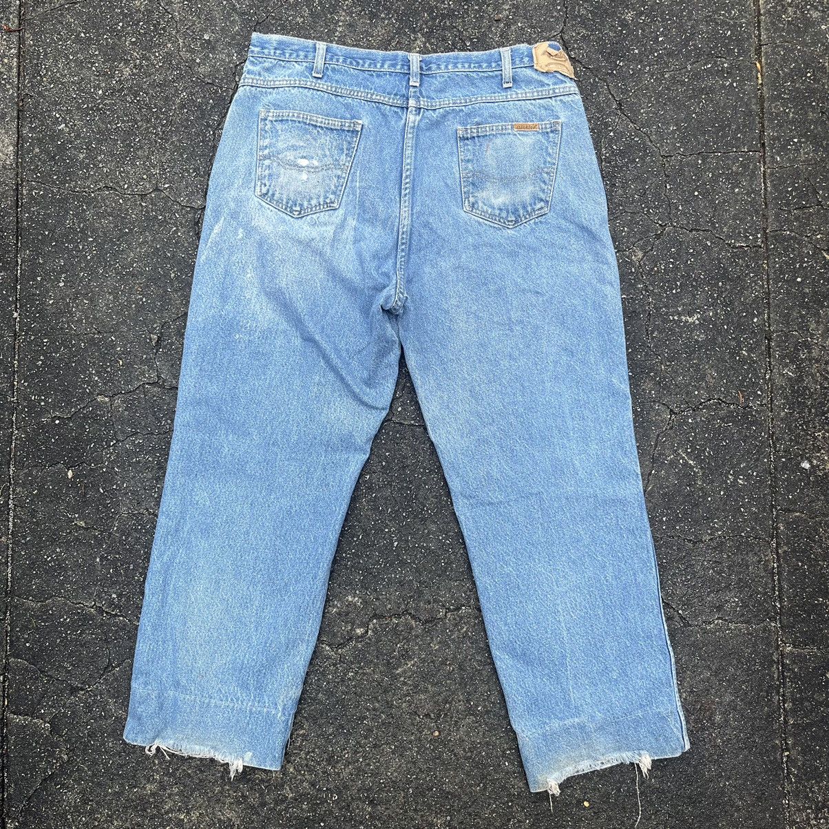 Dickies × Vintage Vintage 90s Thrashed & Altered DICKIES Jeans Size US 40 / EU 56 - 5 Thumbnail