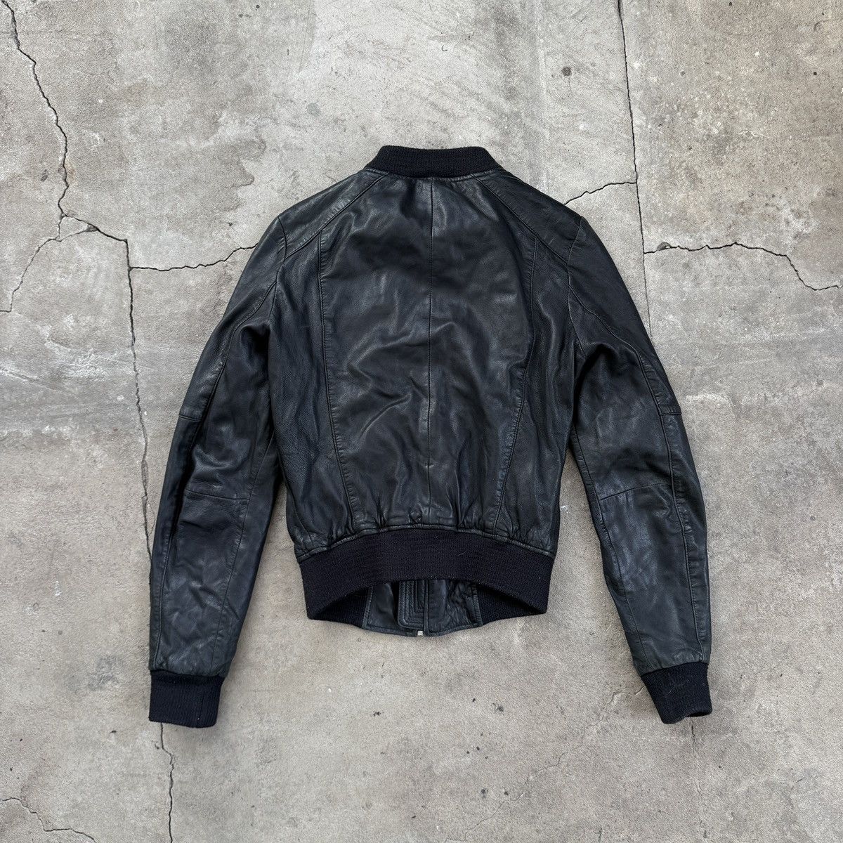 MDK MDK Sheep Leather Bomber Jacket Size XS / US 0-2 / IT 36-38 - 3 Thumbnail