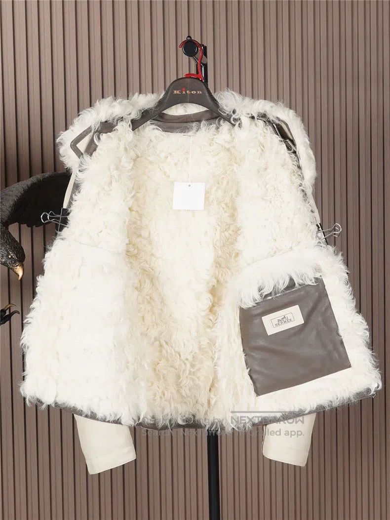 Hermes Hermes Autumn-Winter Men's Hooded Fur and Leather Jacket w Size US S / EU 44-46 / 1 - 3 Thumbnail
