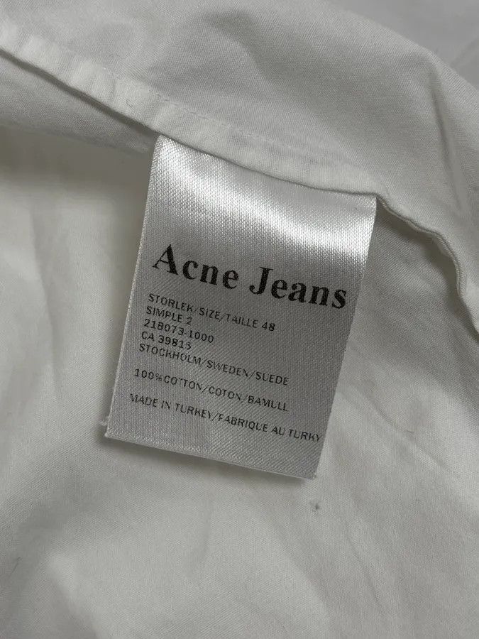 Acne Studios SS2008 Acne Studios White Minimalist Classy Shirt Size US S / EU 44-46 / 1 - 10 Thumbnail