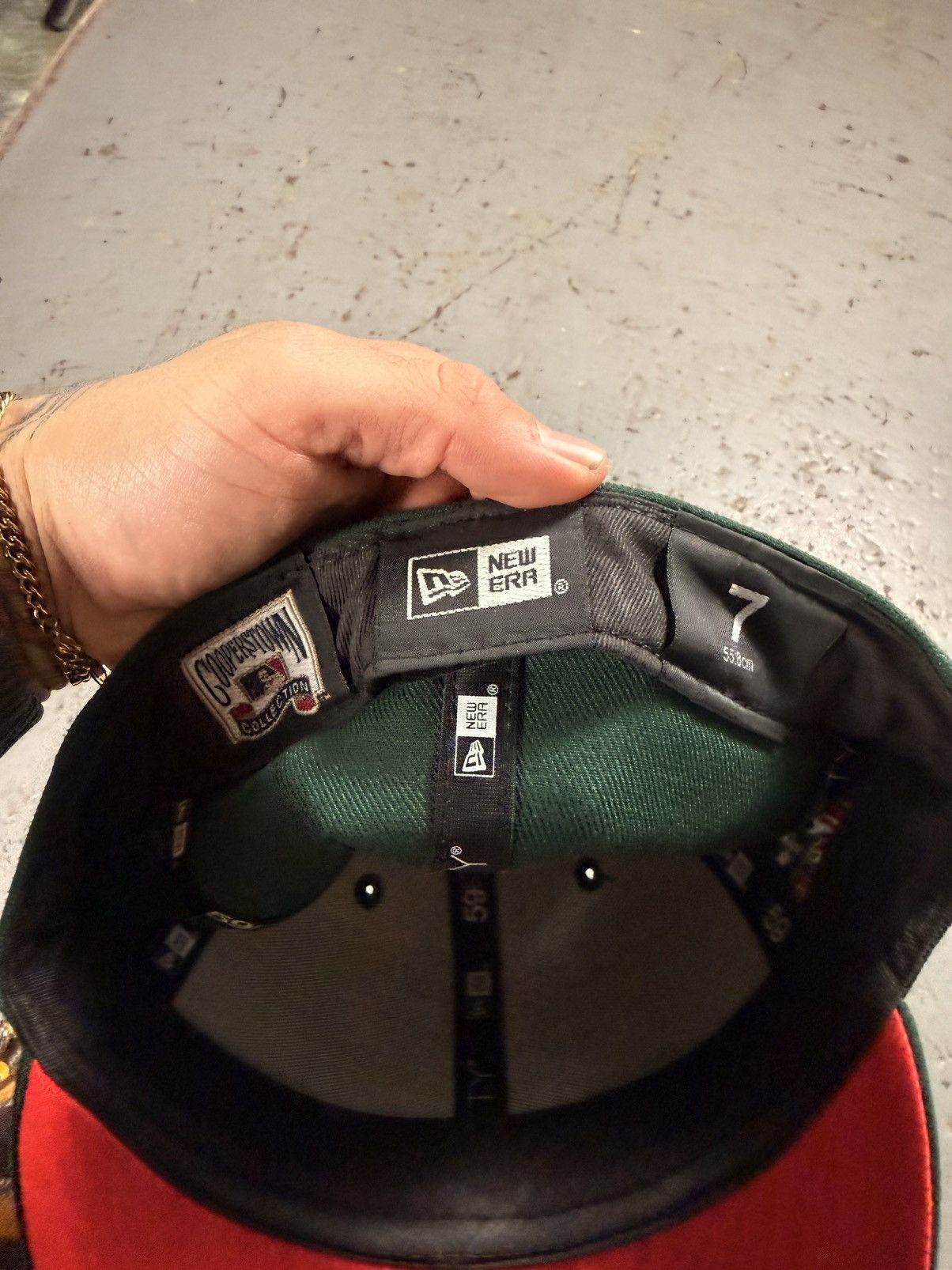 New Era Retro Green Toronto Blue Jays Fitted Size 7 Size ONE SIZE - 4 Thumbnail