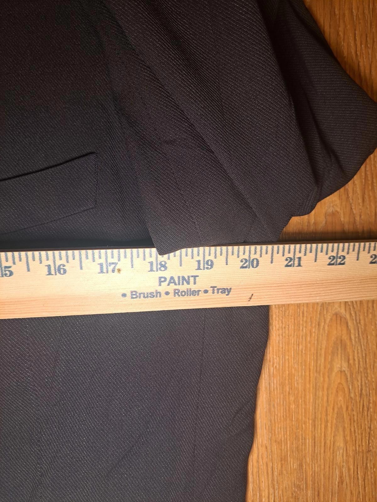 Hugo Boss Hugo Boss Sport Coat Mens 40R Brown Striped Virgin Wool Size 40R - 10 Thumbnail