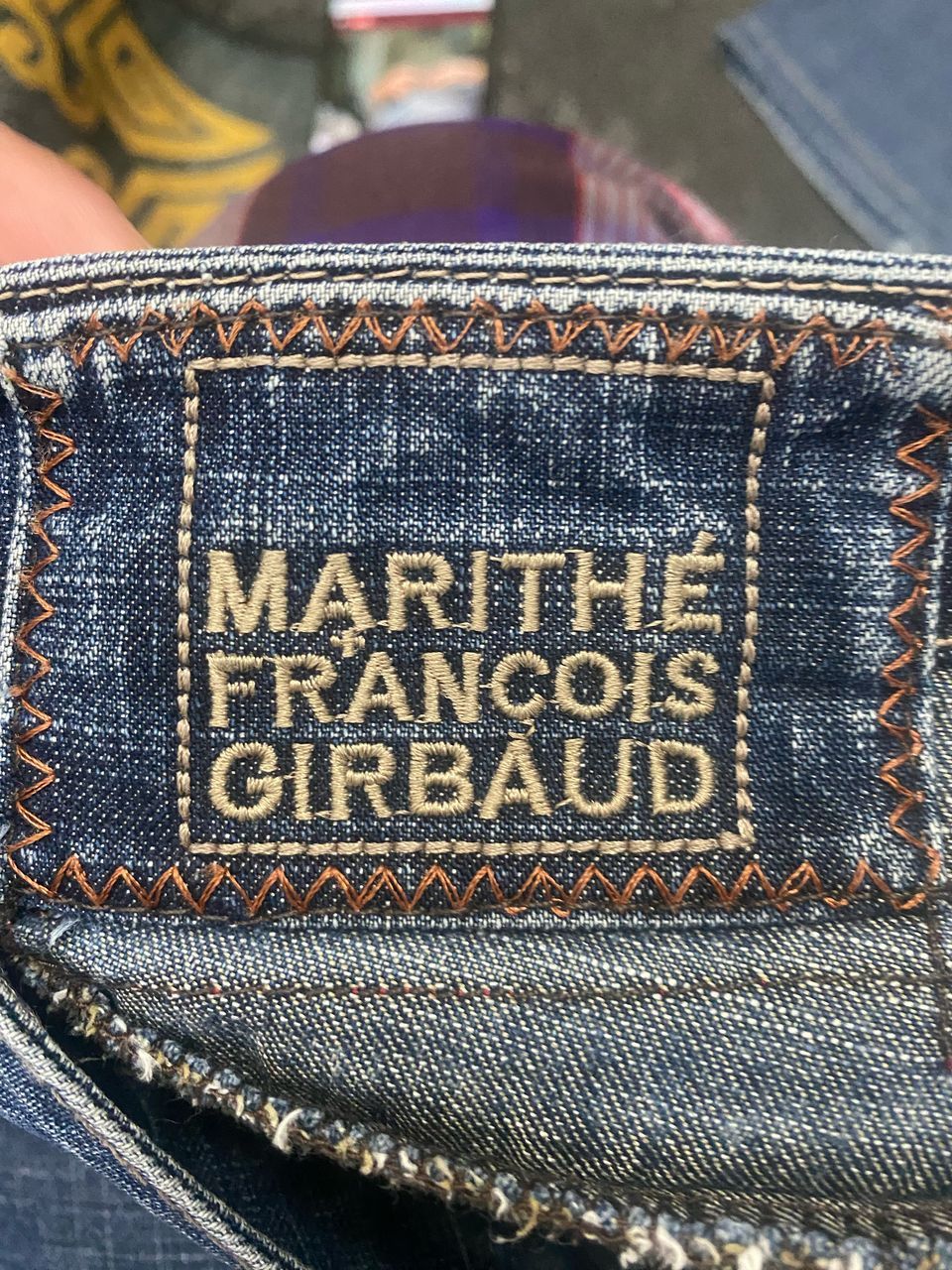 Marithe + Francois Girbaud 💥BEST OFFER 💥MARITHE FRANÇOIS GIRBOUD DISTRESSED DENIM Size 31" - 16 Thumbnail