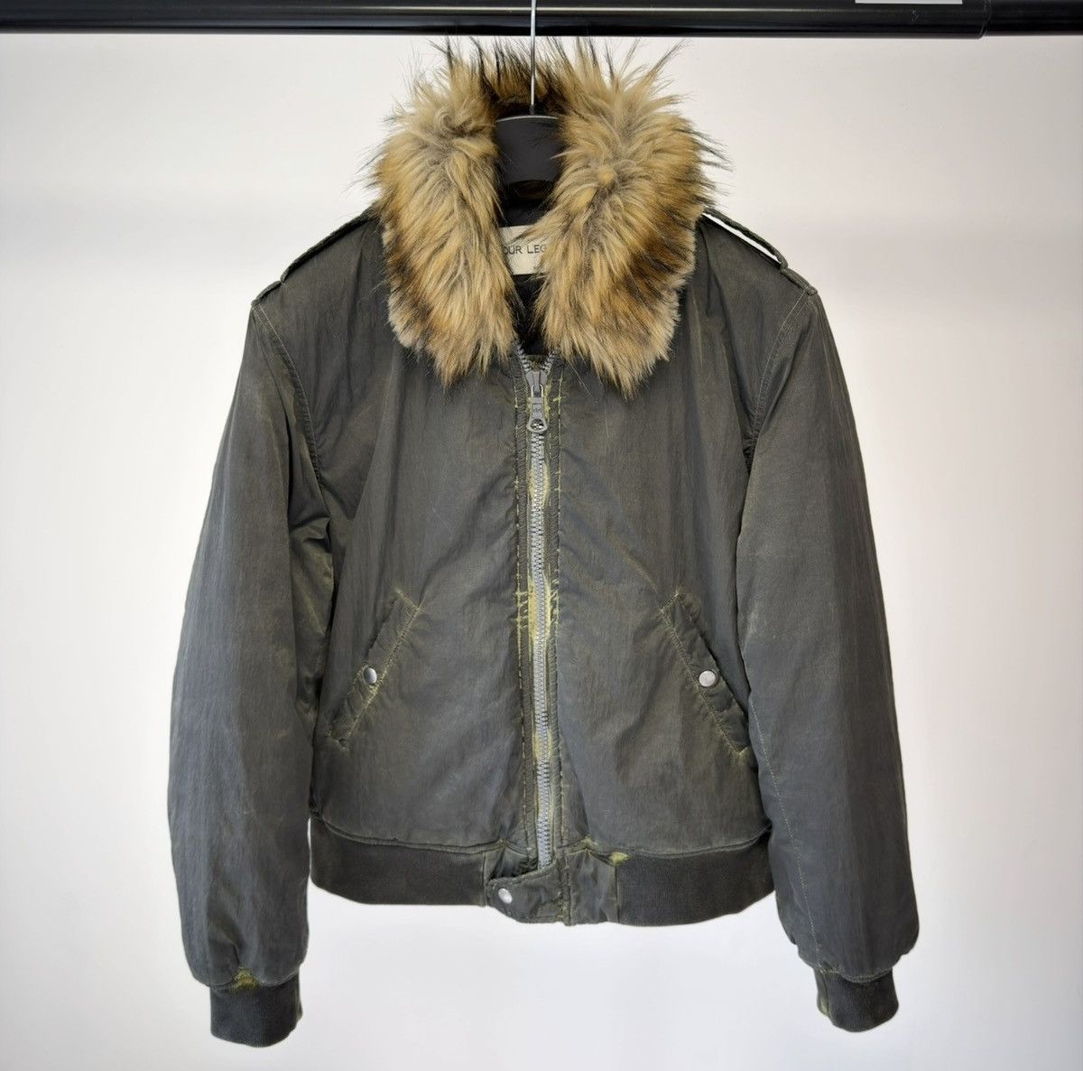 Our Legacy ‘Waxed Black Solaro Nylon’ Bomber Jacket Size US M / EU 48-50 / 2 - 1 Thumbnail
