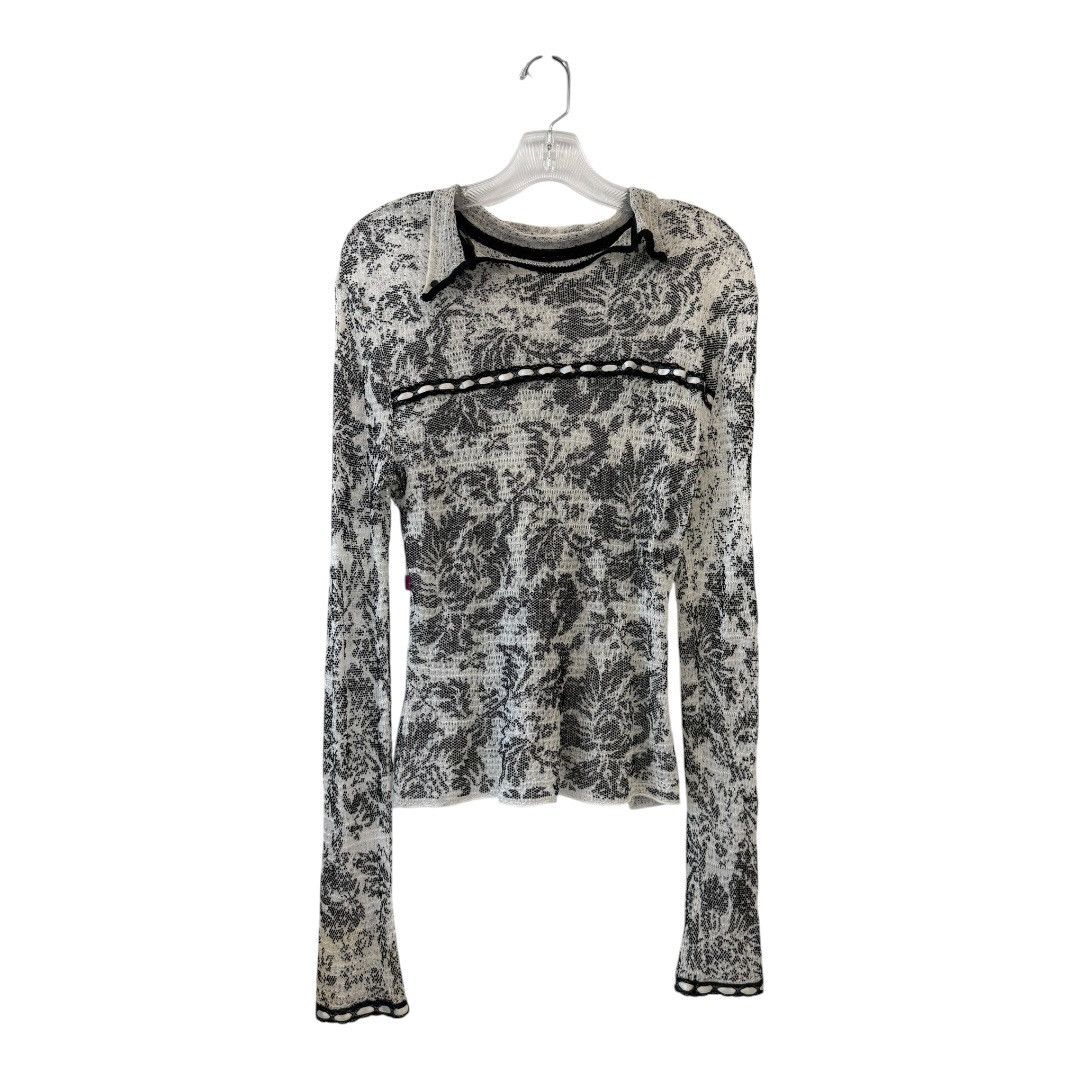 John Galliano John Galliano Paris AW01 Lace Collared Longsleeve Ribbon Top Size M / US 6-8 / IT 42-44 - 2 Thumbnail