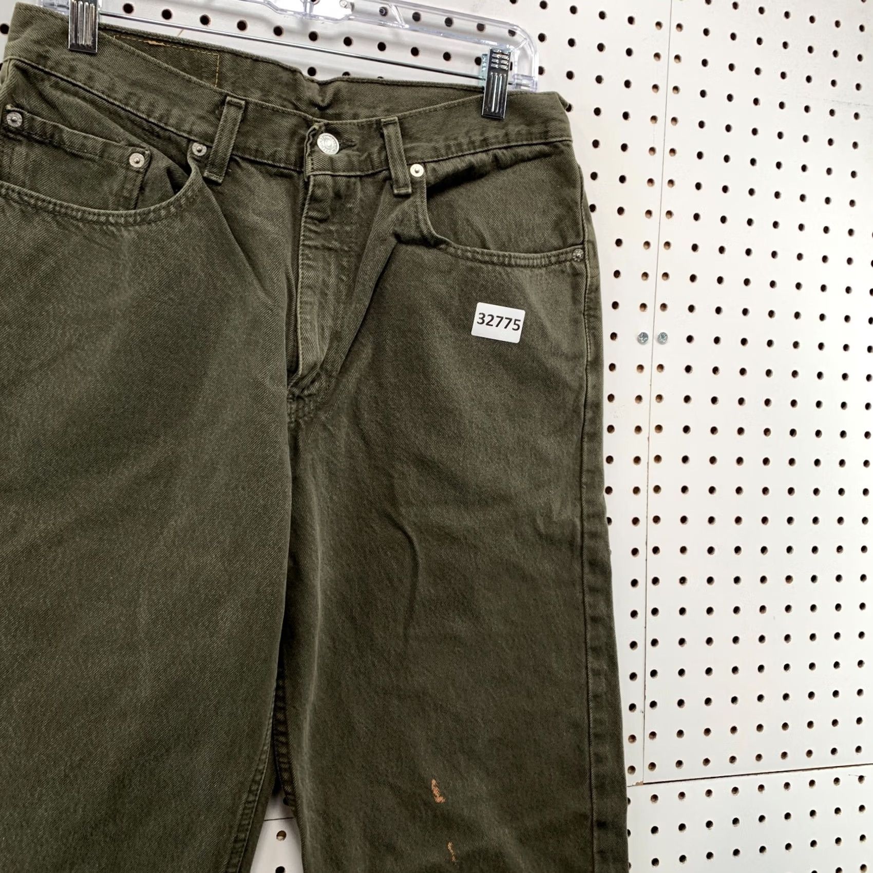 Levi's VINTAGE Levi's 550 Green Denim Jeans Mens 30 Relaxed Straight Made USA Size US 30 / EU 46 - 5 Thumbnail