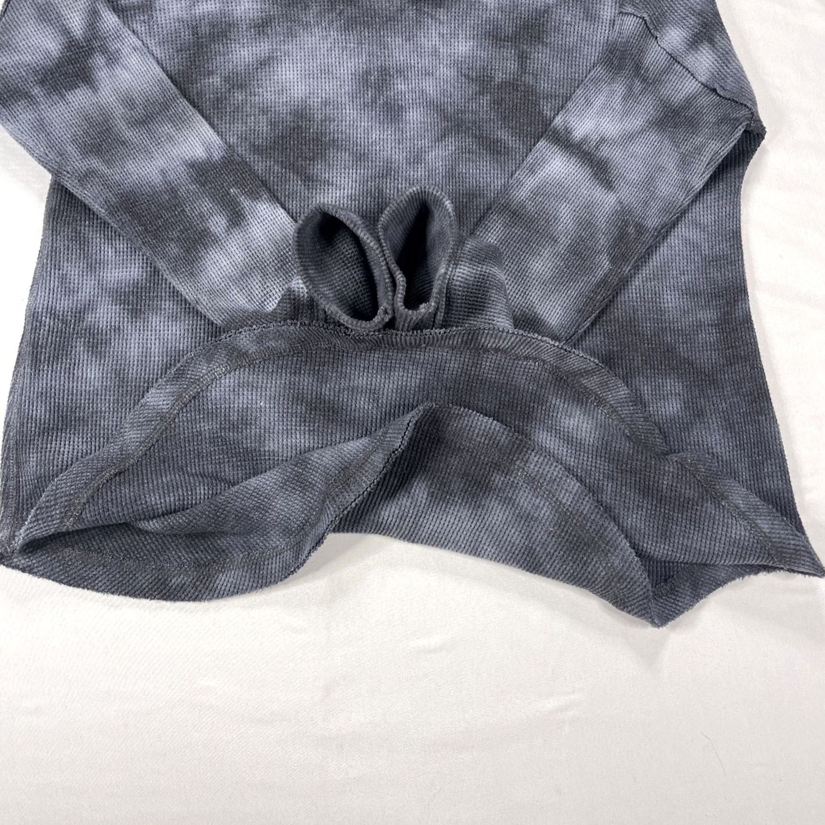Vintage Maeve Anthropologie Sz M Turtleneck Waffle Knit Tie Dye Gray Blouse Women Long Sleeve Thermal Size M / US 6-8 / IT 42-44 - 7 Thumbnail