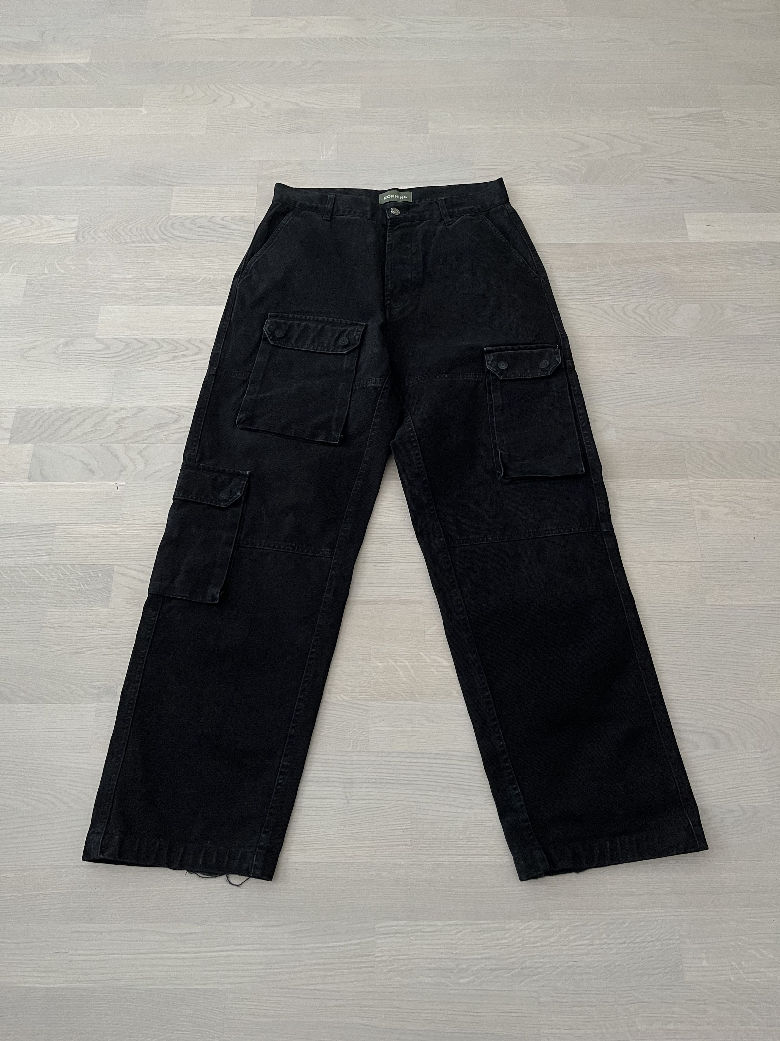 Ronning Ronning Everyday Cargo Pants Black 32R Size US 32 / EU 48 - 3 Thumbnail
