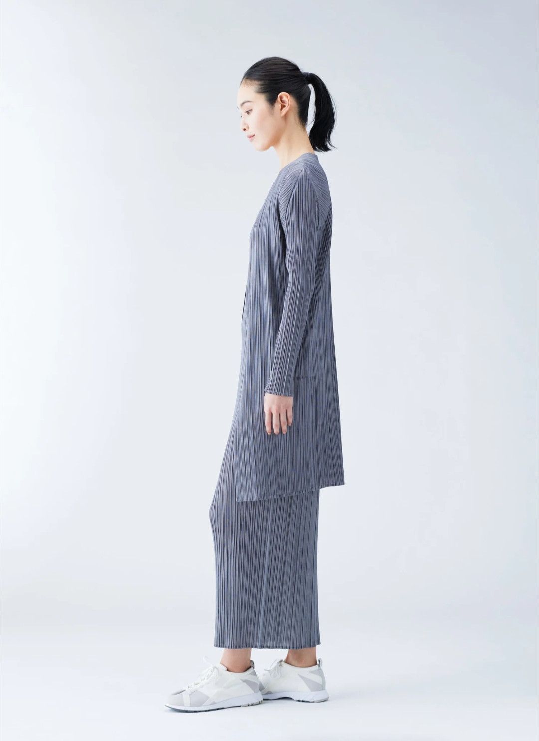 Pleats Please Issey Miyake Pleats Please Issey Miyake Pleated Dress Cardigan Size L / US 10 / IT 46 - 10 Thumbnail