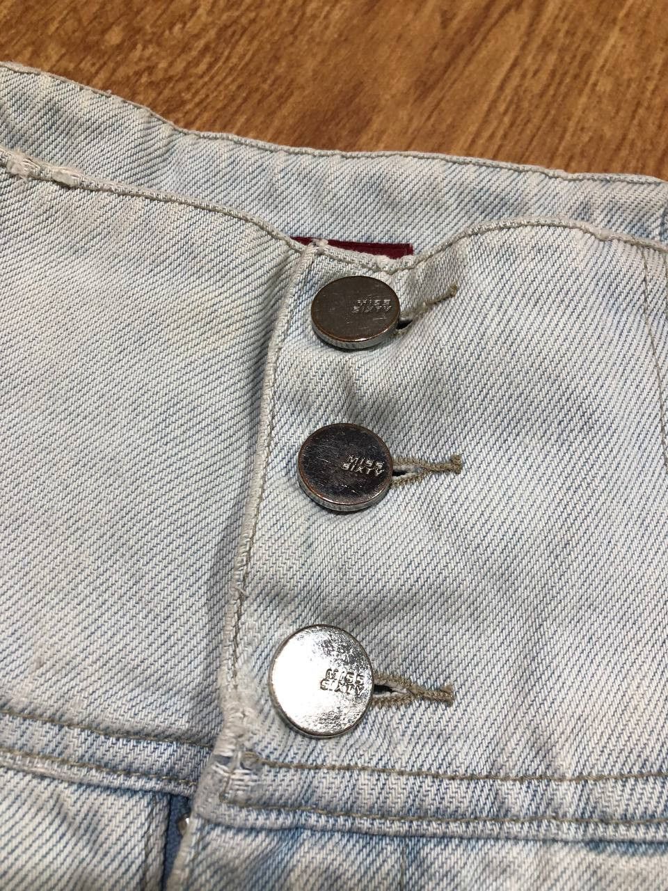 Miss Sixty Women's Rare Vintage Miss Sixty High Waisted Denim Shorts Size 27" / US 4 / IT 40 - 10 Thumbnail