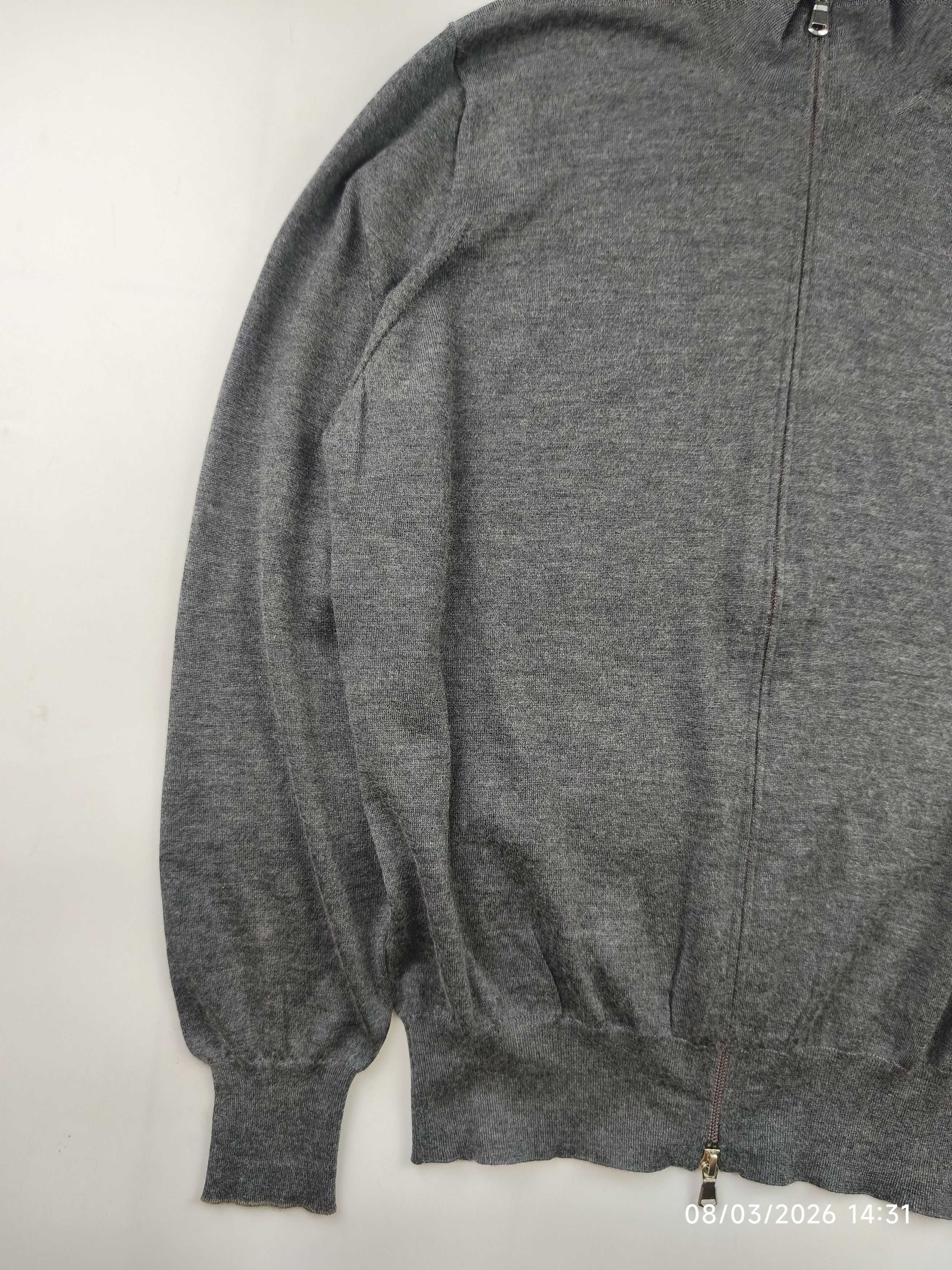 Brunello Cucinelli Brunello Cucinelli zip up cashmere cardigan Size US M / EU 48-50 / 2 - 4 Thumbnail
