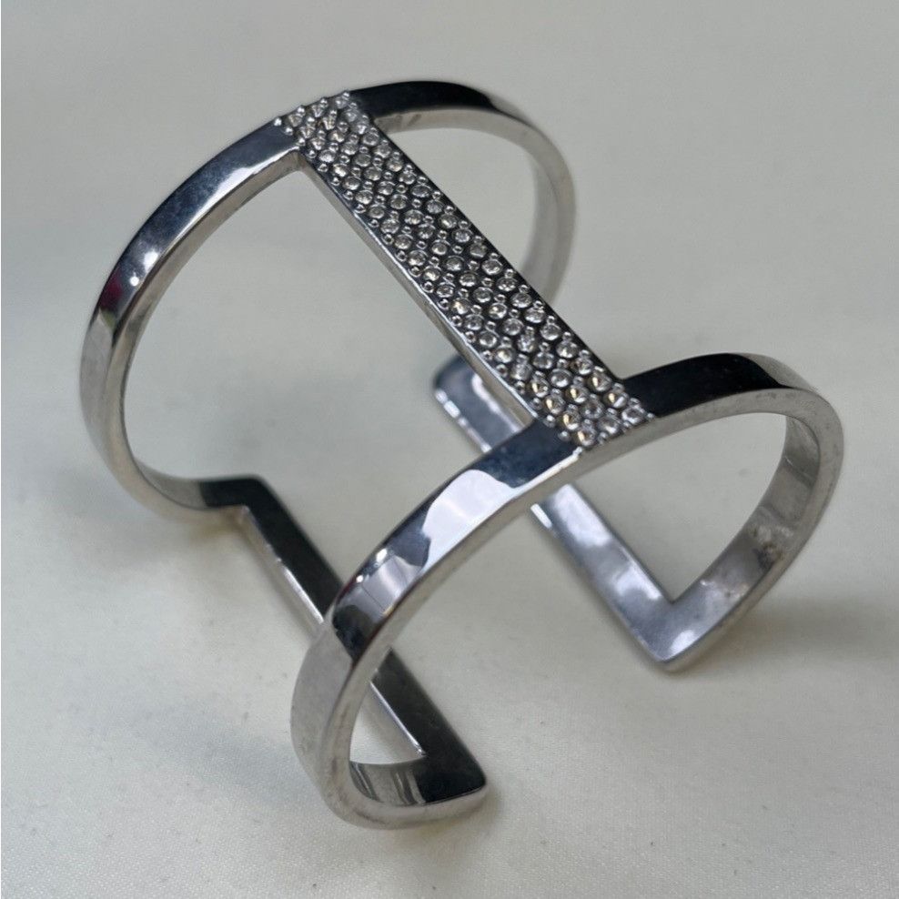Vince Camuto Vince Camuto Women's Silver Tone Cuff Bracelet SKU 5387 Size ONE SIZE - 1 Thumbnail