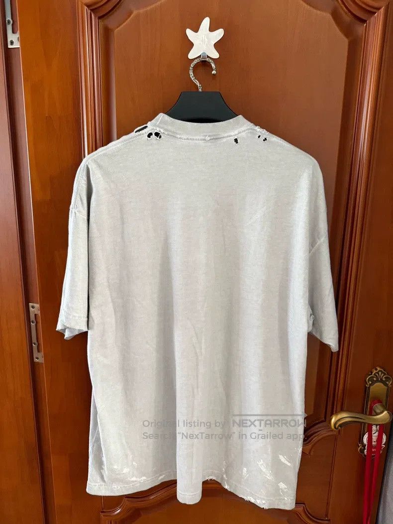 Balenciaga Balenciaga Flame Splatter Logo Short Sleeve Size US S / EU 44-46 / 1 - 2 Thumbnail