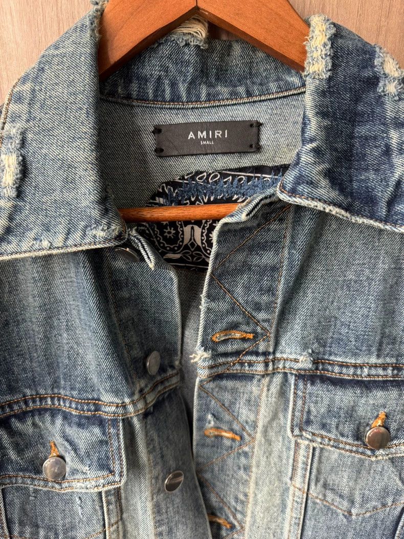 Amiri AmiriCashew flower denim jacket 2503-Nextarrow Size US S / EU 44-46 / 1 - 5 Thumbnail