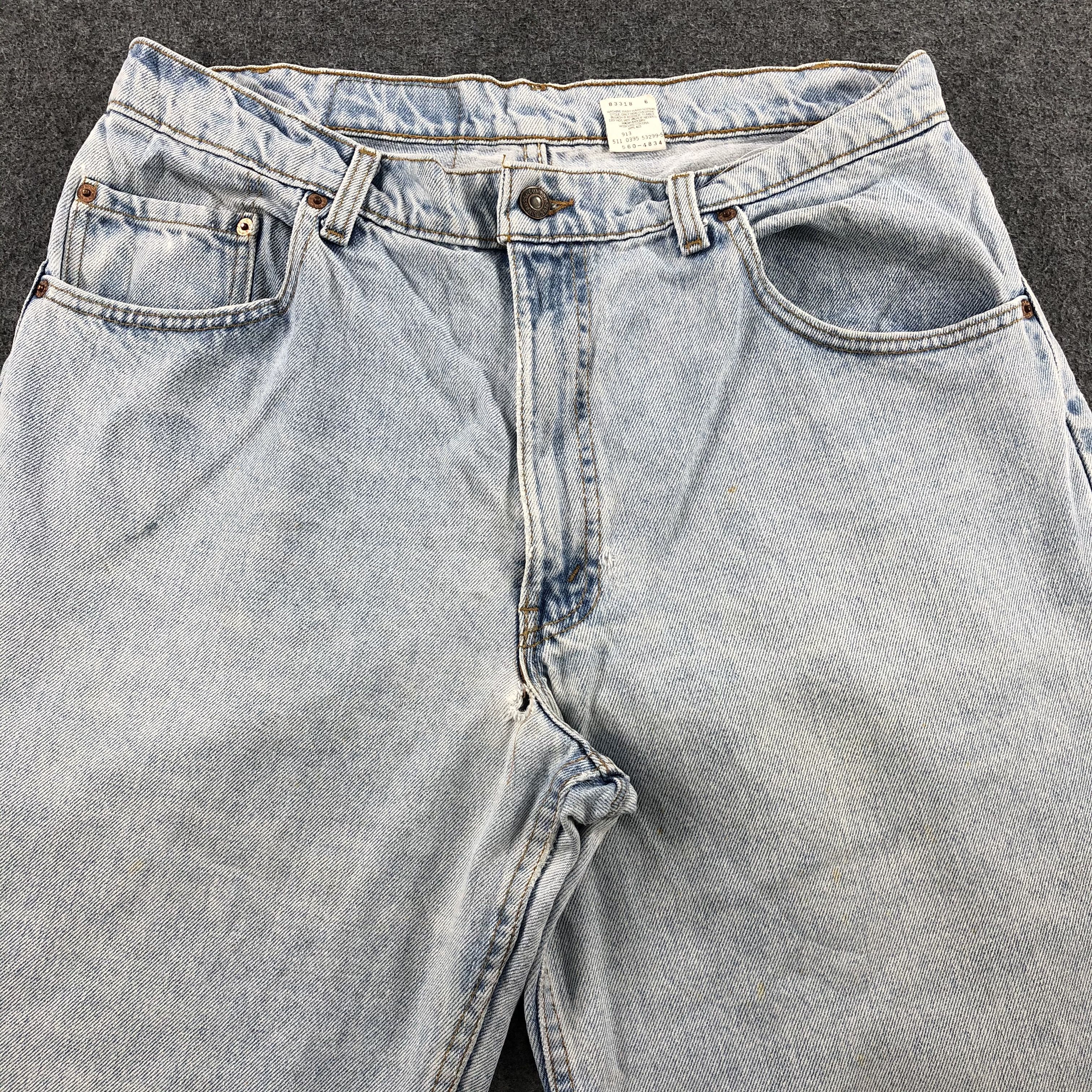 Levi's × Vintage 90s Vintage Light Wash Levis 560 Jeans-JM1759 Size US 36 / EU 52 - 3 Thumbnail