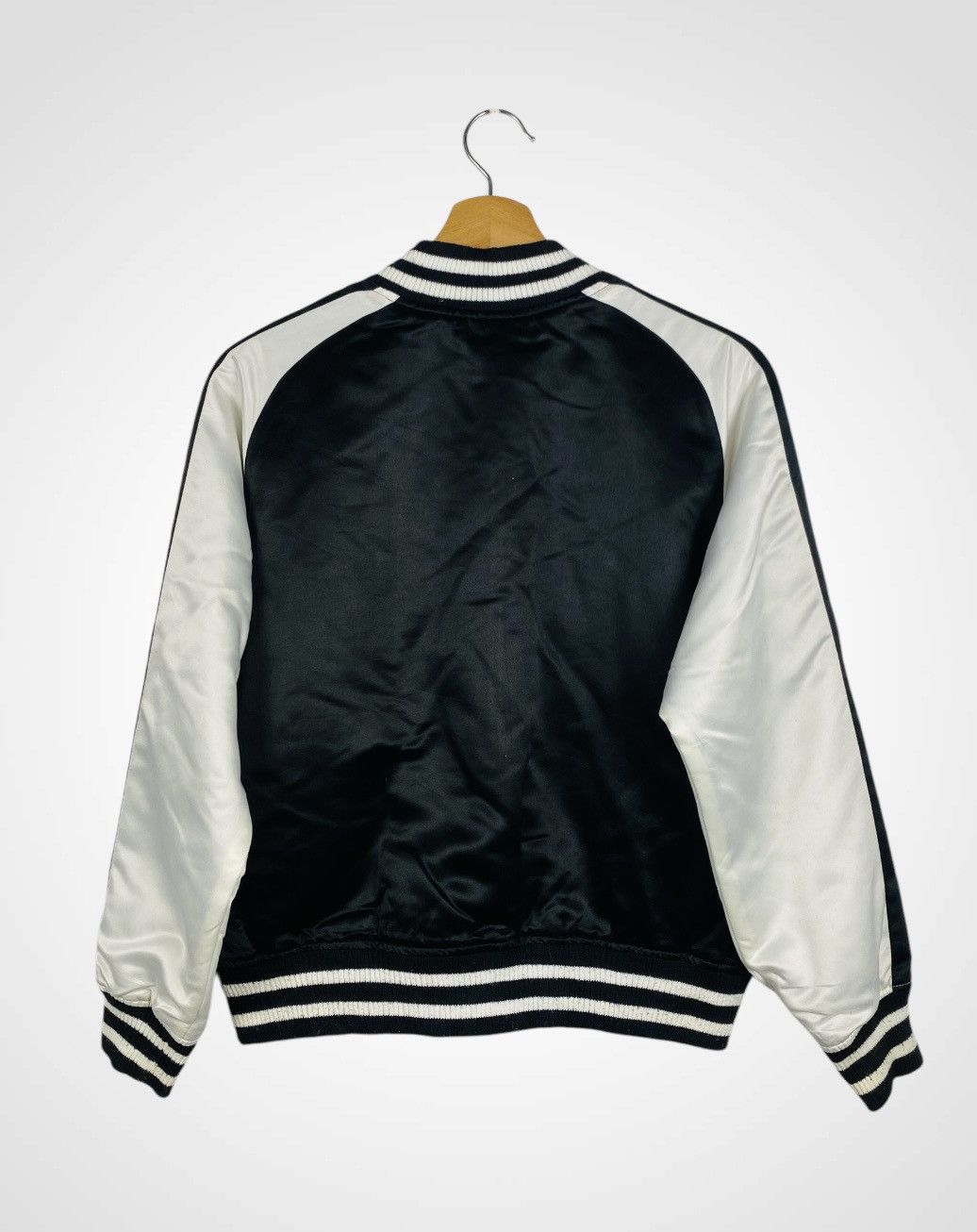 Japanese Brand Vtg Reversible Satin Bomber Jacket Sukajan Ingni Size US M / EU 48-50 / 2 - 2 Thumbnail