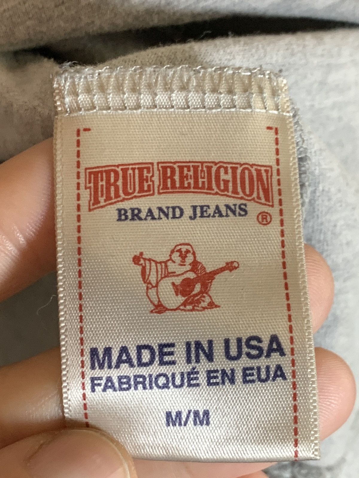 True Religion × Vintage *RARE* Vintage True Religion Buddha Guitar Live Tour T-Shirt Size US M / EU 48-50 / 2 - 4 Thumbnail
