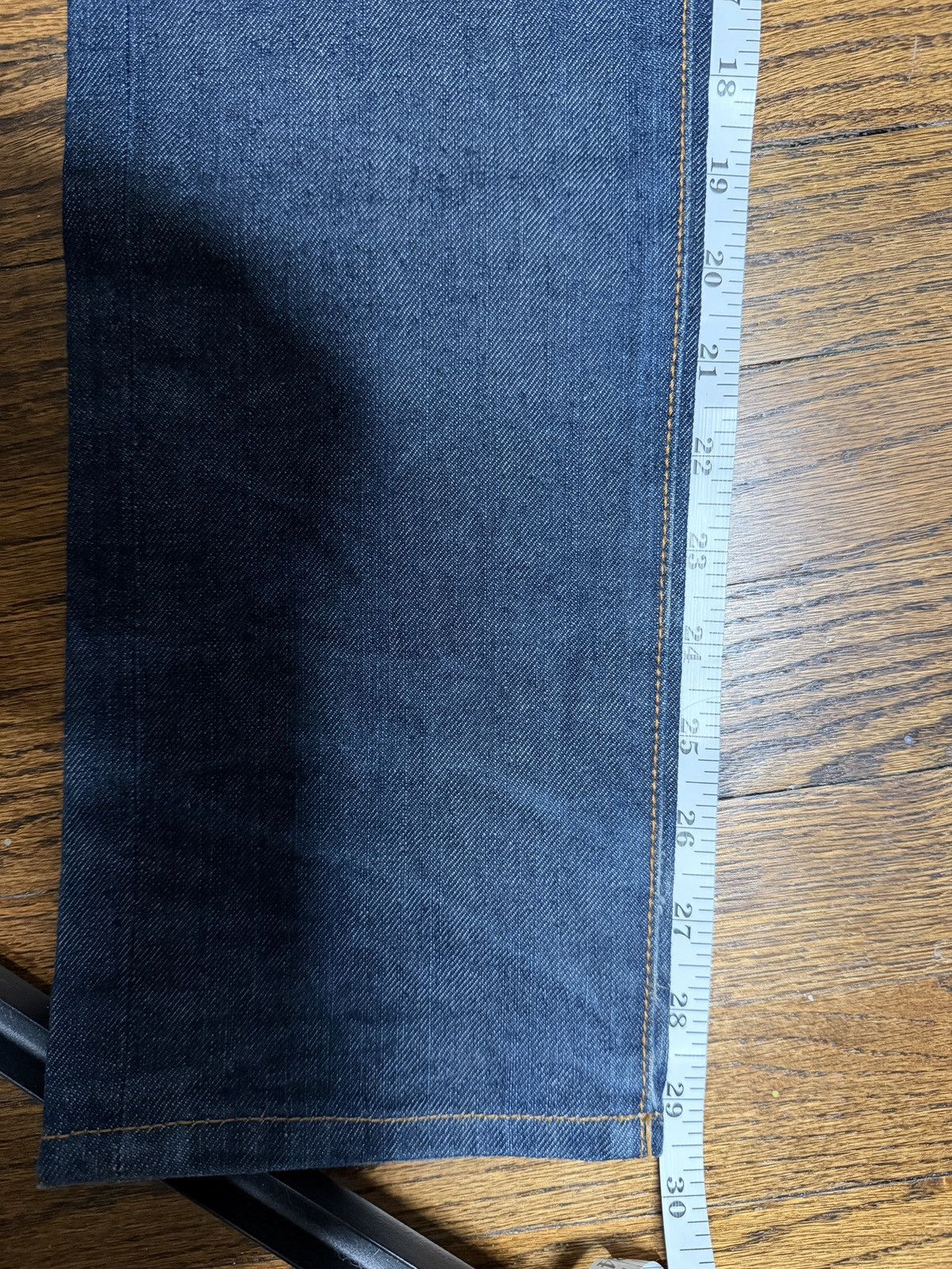 Dior Dior Homme Dark Indigo 17CM Skinny Denim Size US 27 - 13 Thumbnail