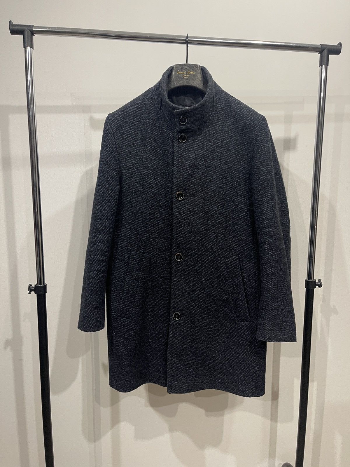 Bugatti Bugatti Men’s Wool Blend Overcoat - Bellandi Ecowool Size M Size US M / EU 48-50 / 2 - 4 Thumbnail