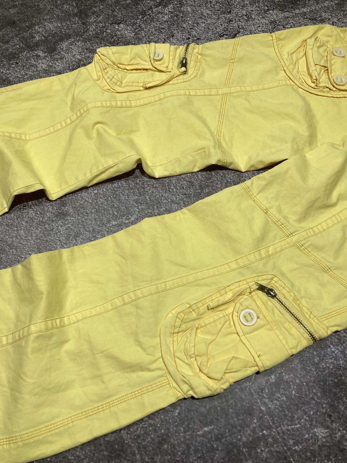 Miss Sixty Miss Sixty Flare Military MultiPocket Cargo Pants Flared Y2K Size 28" / US 6 / IT 42 - 3 Thumbnail
