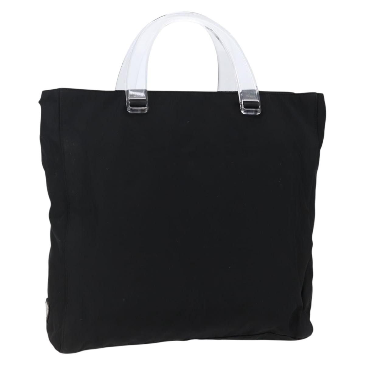 Prada Prada Resin Handle Tote Tessuto Size ONE SIZE - 1 Thumbnail