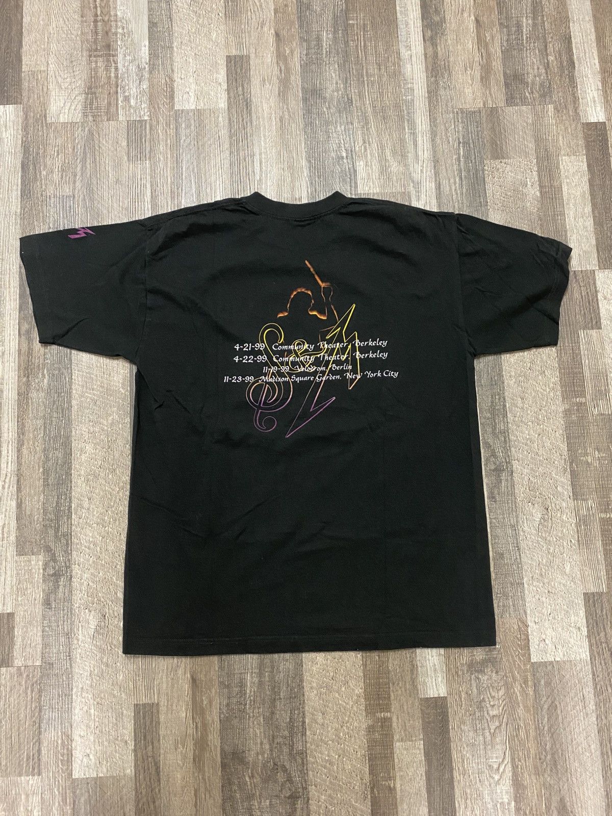 Metallica Vintage 1999 Metallica Giant S&M Tour Band Tee T shirt Grail Size US XL / EU 56 / 4 - 7 Thumbnail