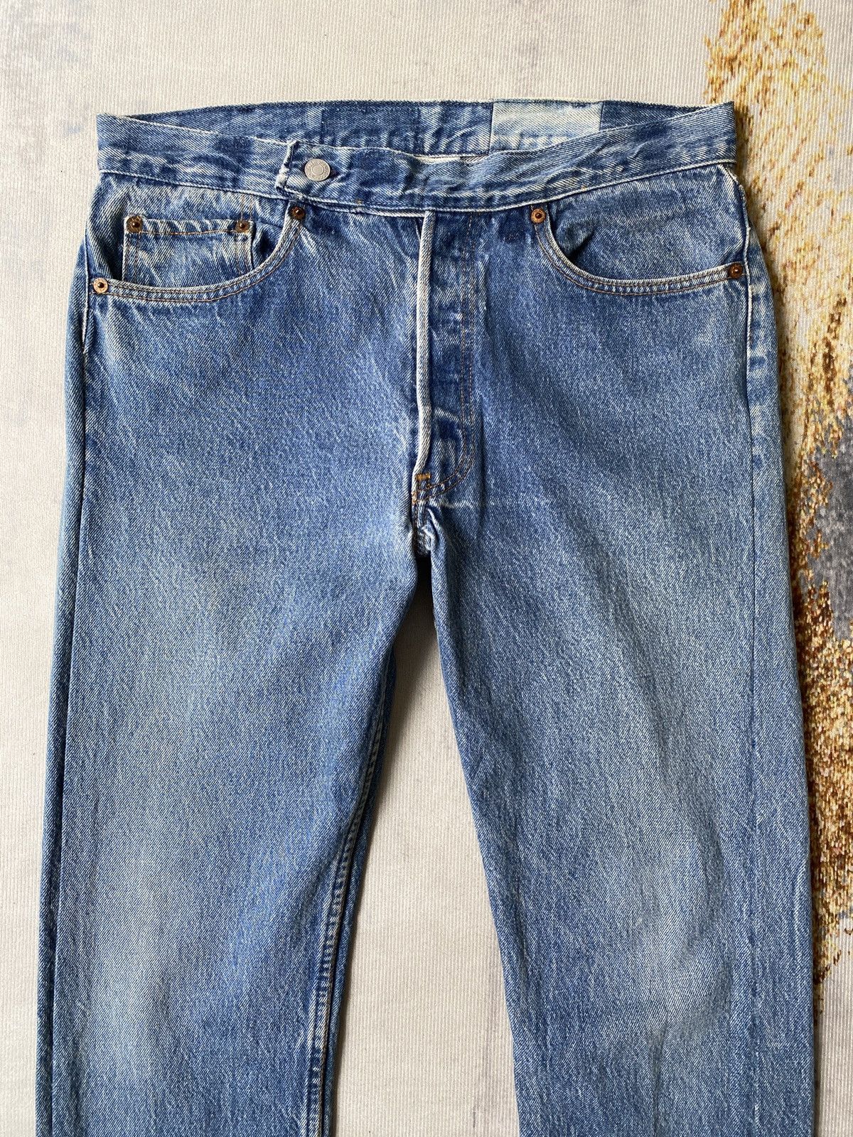 Levi's × Vintage 1990s - Levi’s 501 X The Garment Reconstruct Denim Size US 32 / EU 48 - 5 Thumbnail