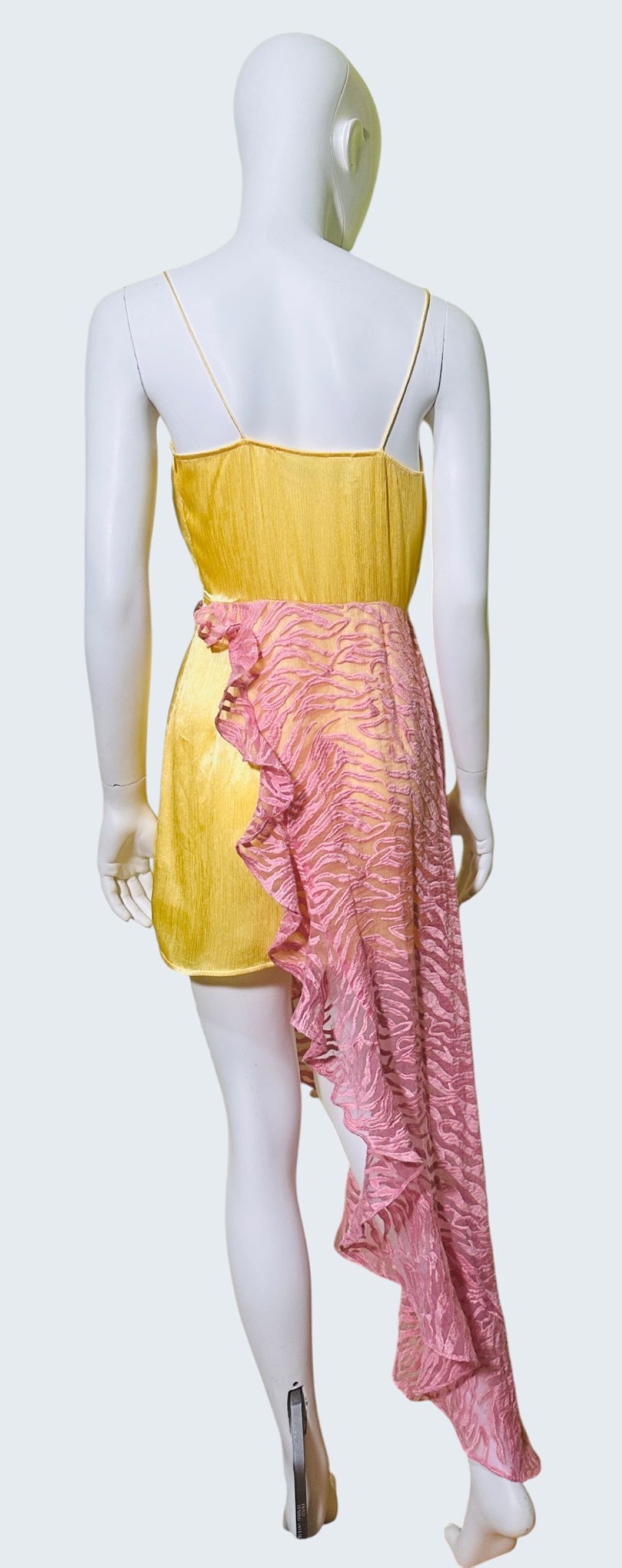 ROTATE Pink Yellow Dress Size XS / US 0-2 / IT 36-38 - 4 Thumbnail