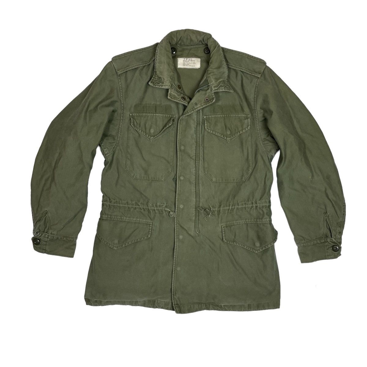 image of Vintage 1950S Us Army M-51 Field Jacket – S/m in Green, Men's (Size Medium)