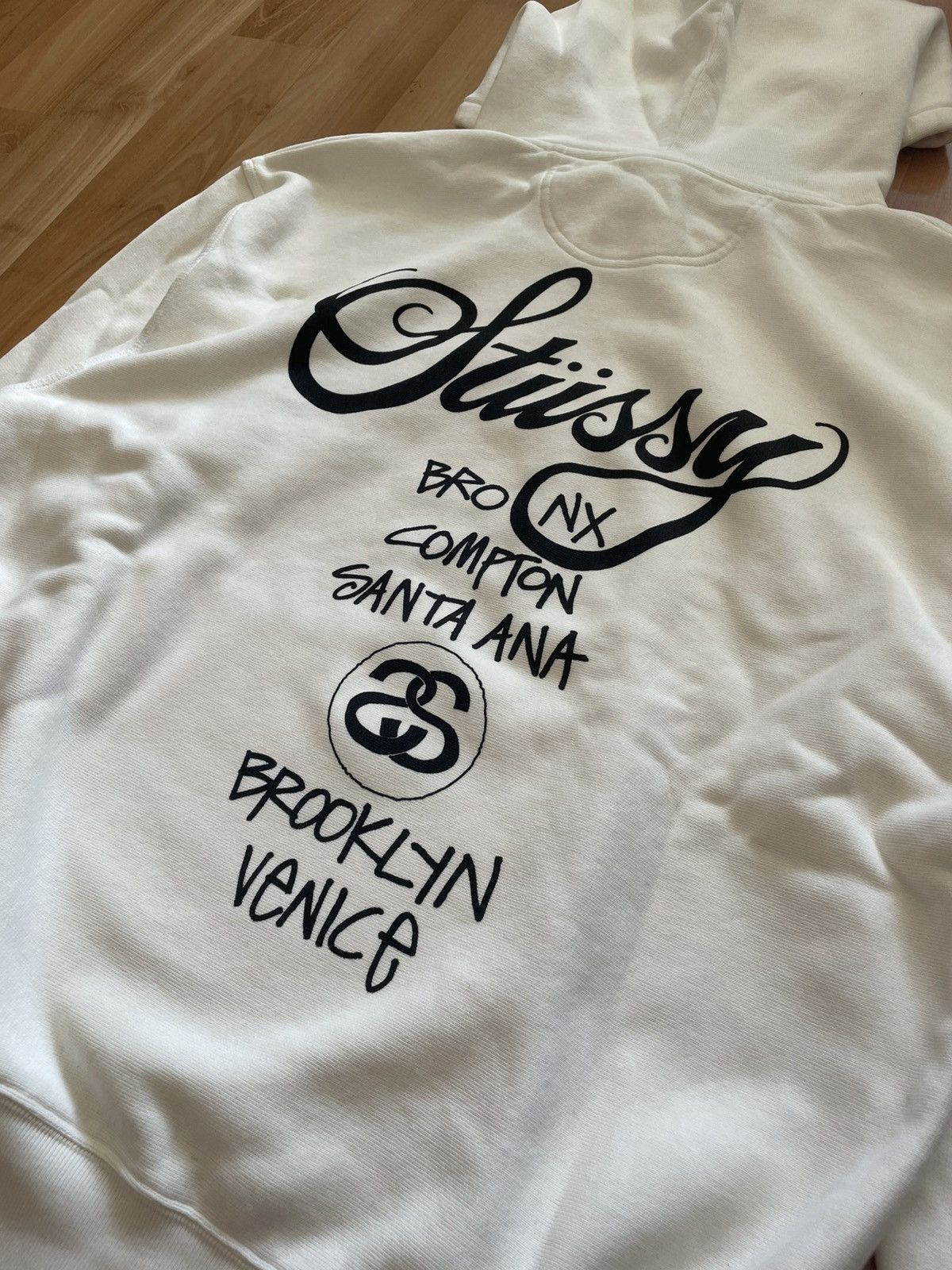 Stussy Stussy World Tour Hoodie Size US L / EU 52-54 / 3 - 3 Thumbnail