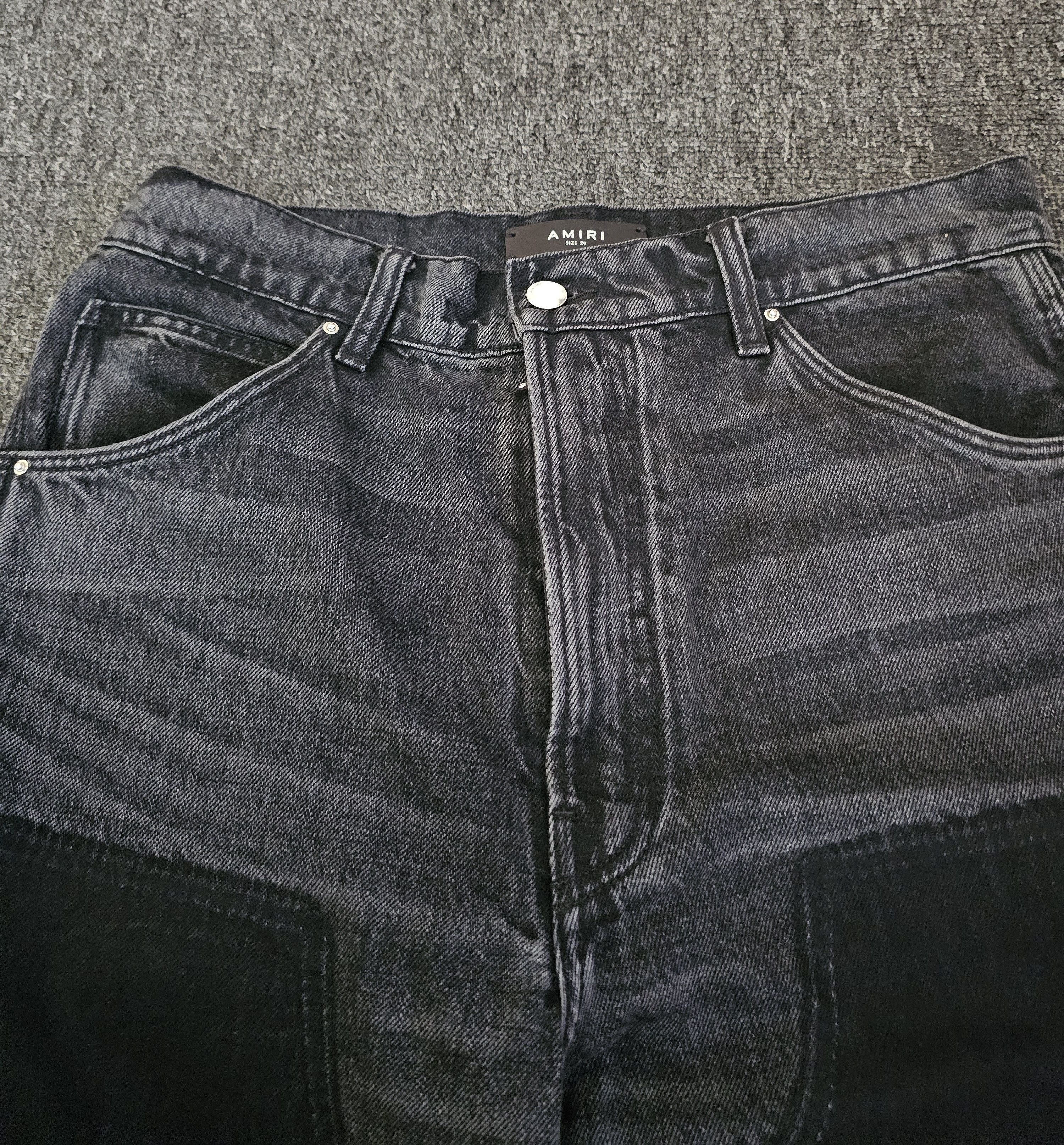 Amiri Amiri Men's Loose-Fitting Jeans Size 29 Size US 29 - 2 Thumbnail