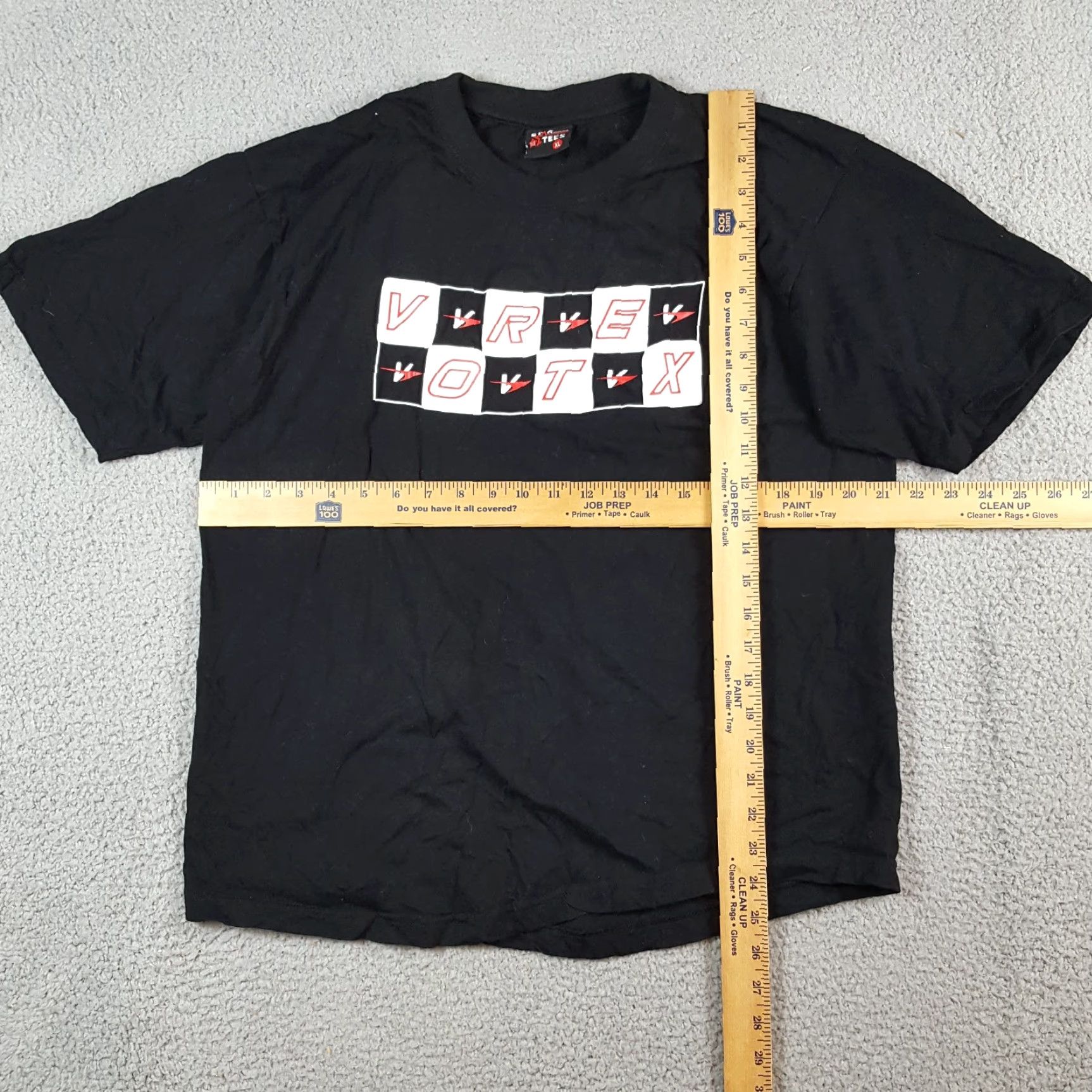Vintage VINTAGE Vortex Star Racing Tee Black Boxy Fit Men's XL T-Shirt Music Band Shirt Size US XL / EU 56 / 4 - 4 Thumbnail
