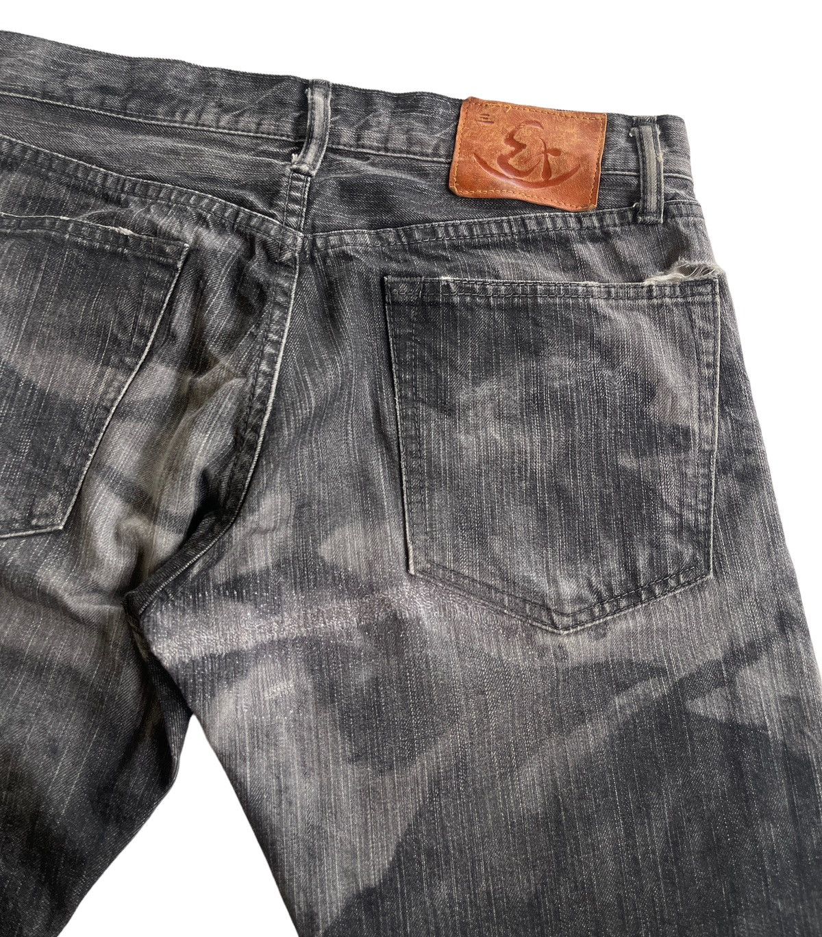 Eternal Eternal Japan Distressed Washed Denim Size US 31 - 11 Thumbnail