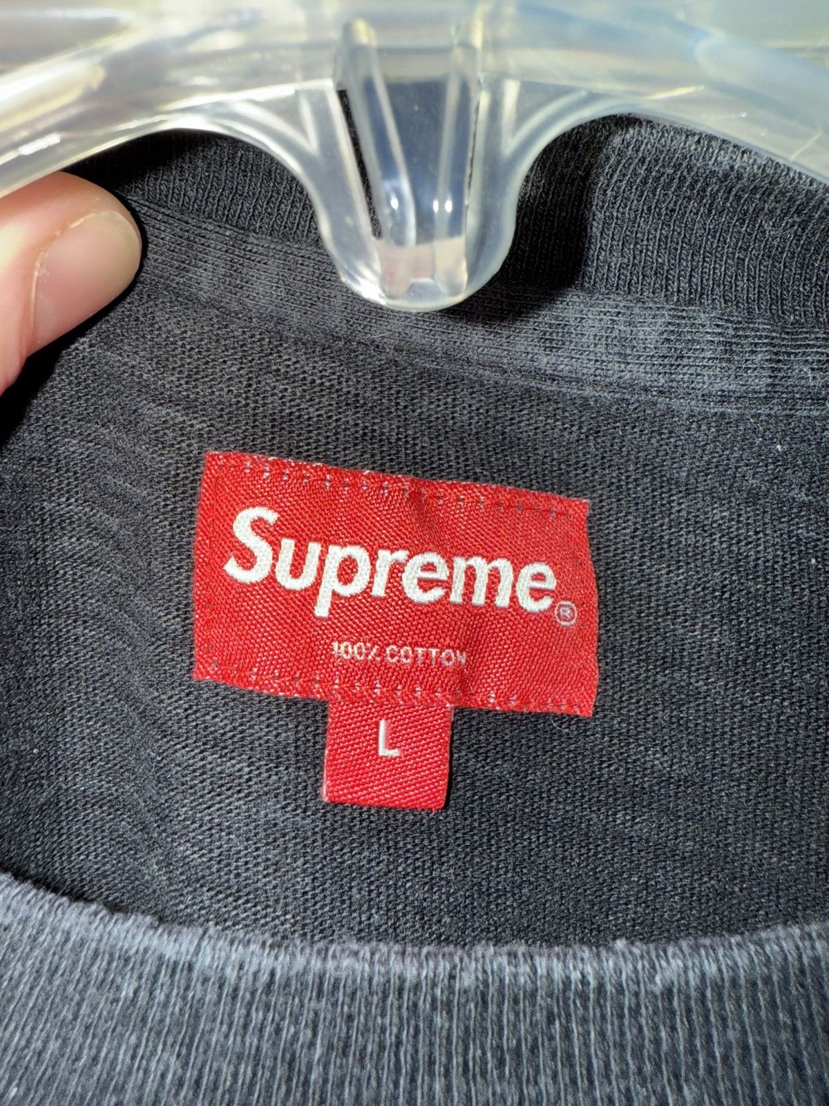 Supreme Supreme Stacked Logo SS18 Long Sleeve Size US L / EU 52-54 / 3 - 5 Thumbnail