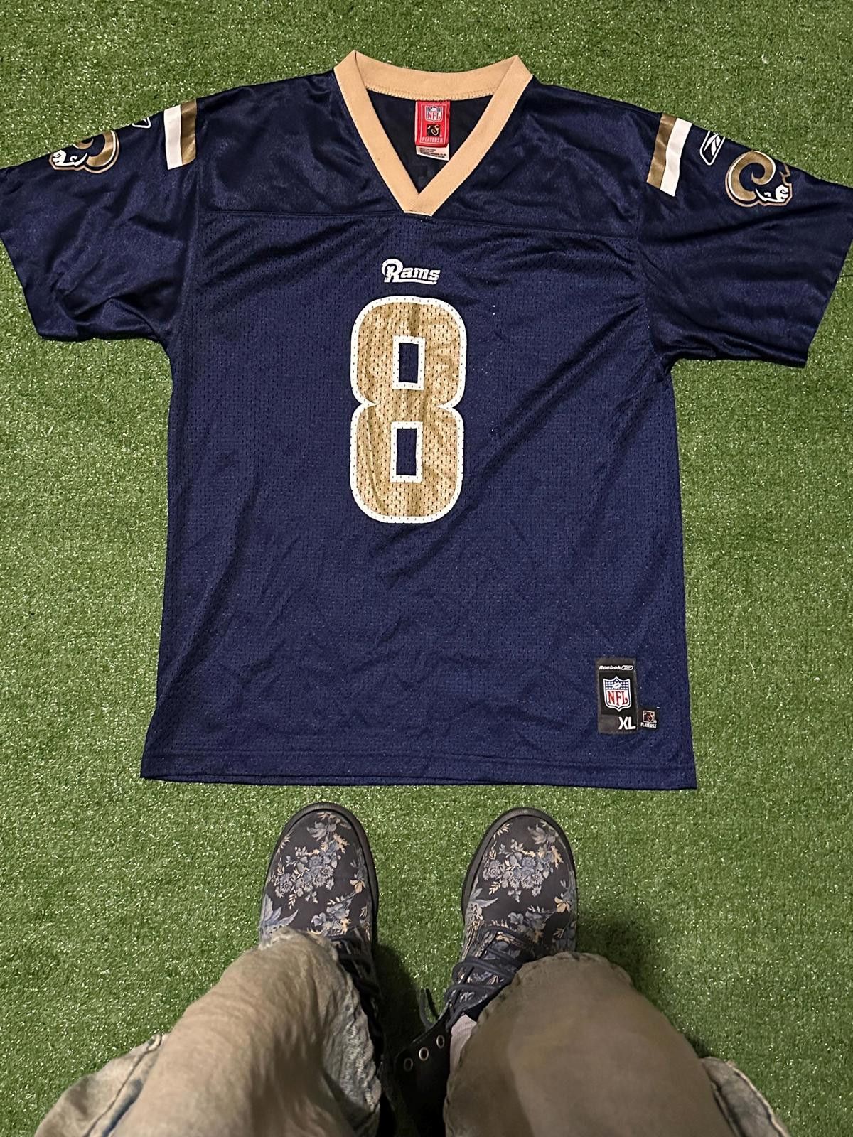 NFL St. Louis Rams #8 Bradford Football Jersey Size ONE SIZE - 1 Thumbnail