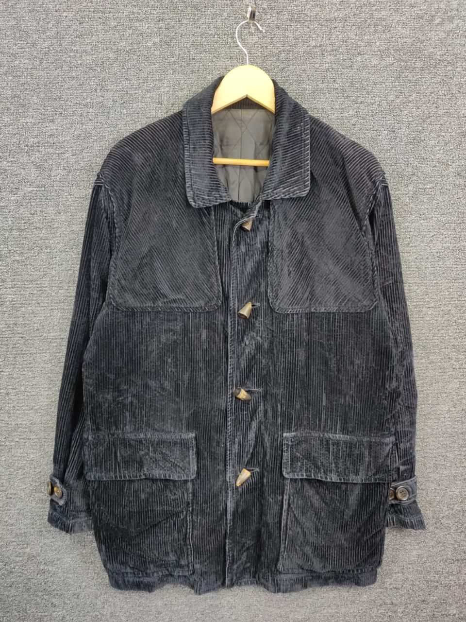 Kansai Yamamoto Vintage Kansai Man Velvet Corduroy Duffle Jacket Size US L / EU 52-54 / 3 - 1 Thumbnail