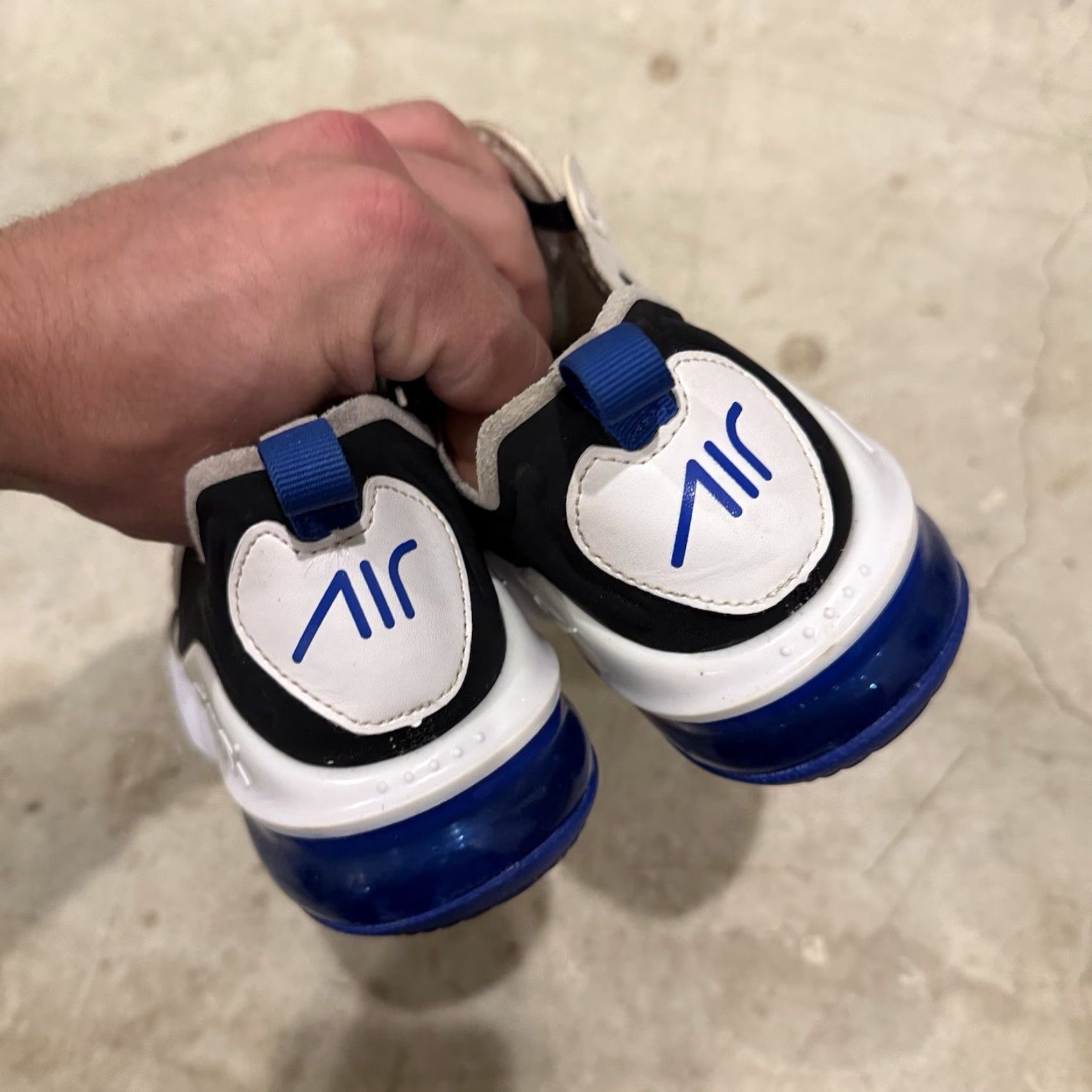 Nike Nike Air Max Infinity Sneakers Men’s Size 6.5 Black Game Royal Textile Rubber Foam Lower Top Casual Running & Jogging Sen Tread 2020 Size US 7 / EU 40 - 7 Thumbnail