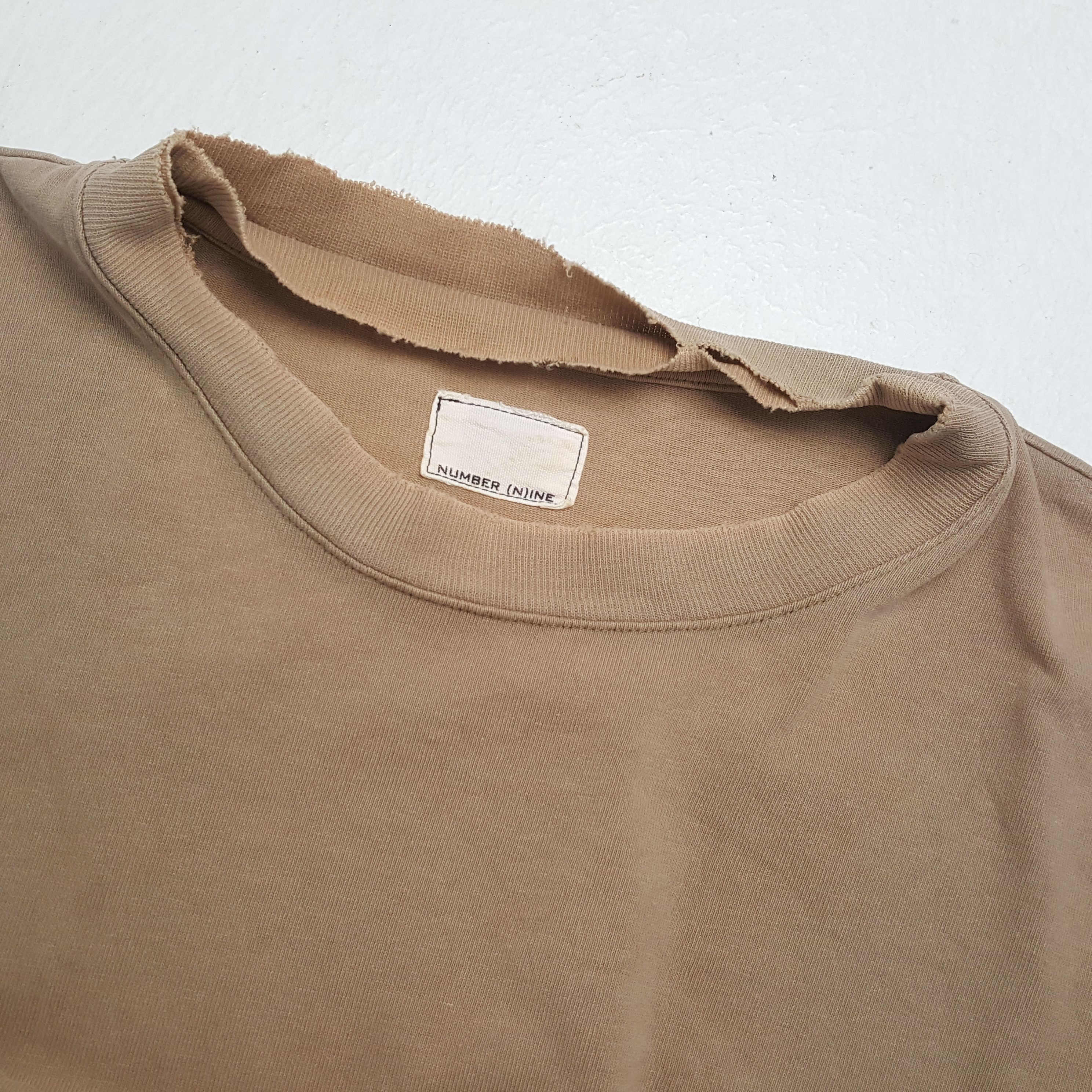 Japanese Brand × Number (N)ine × Vintage Vintage NUMBER (N)INE Japan Fashion Brand T-Shirt Size US XL / EU 56 / 4 - 8 Thumbnail