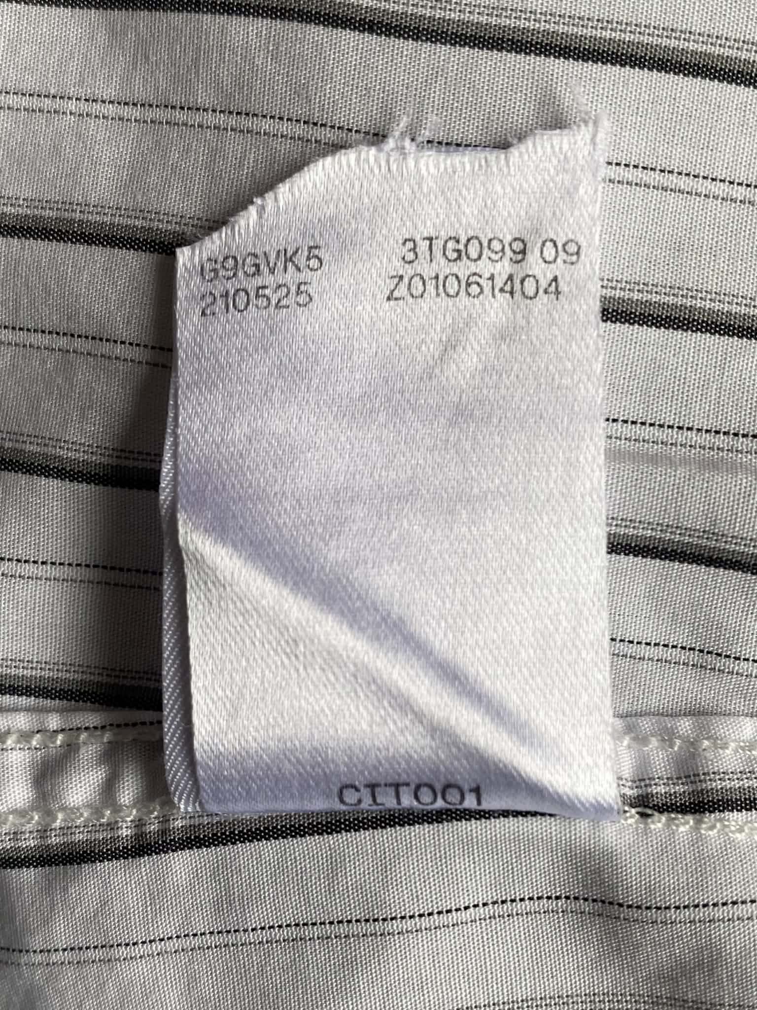 Gucci Gucci Striped Button Up Long Sleeve GC Logo No Buttons Size US M / EU 48-50 / 2 - 6 Thumbnail